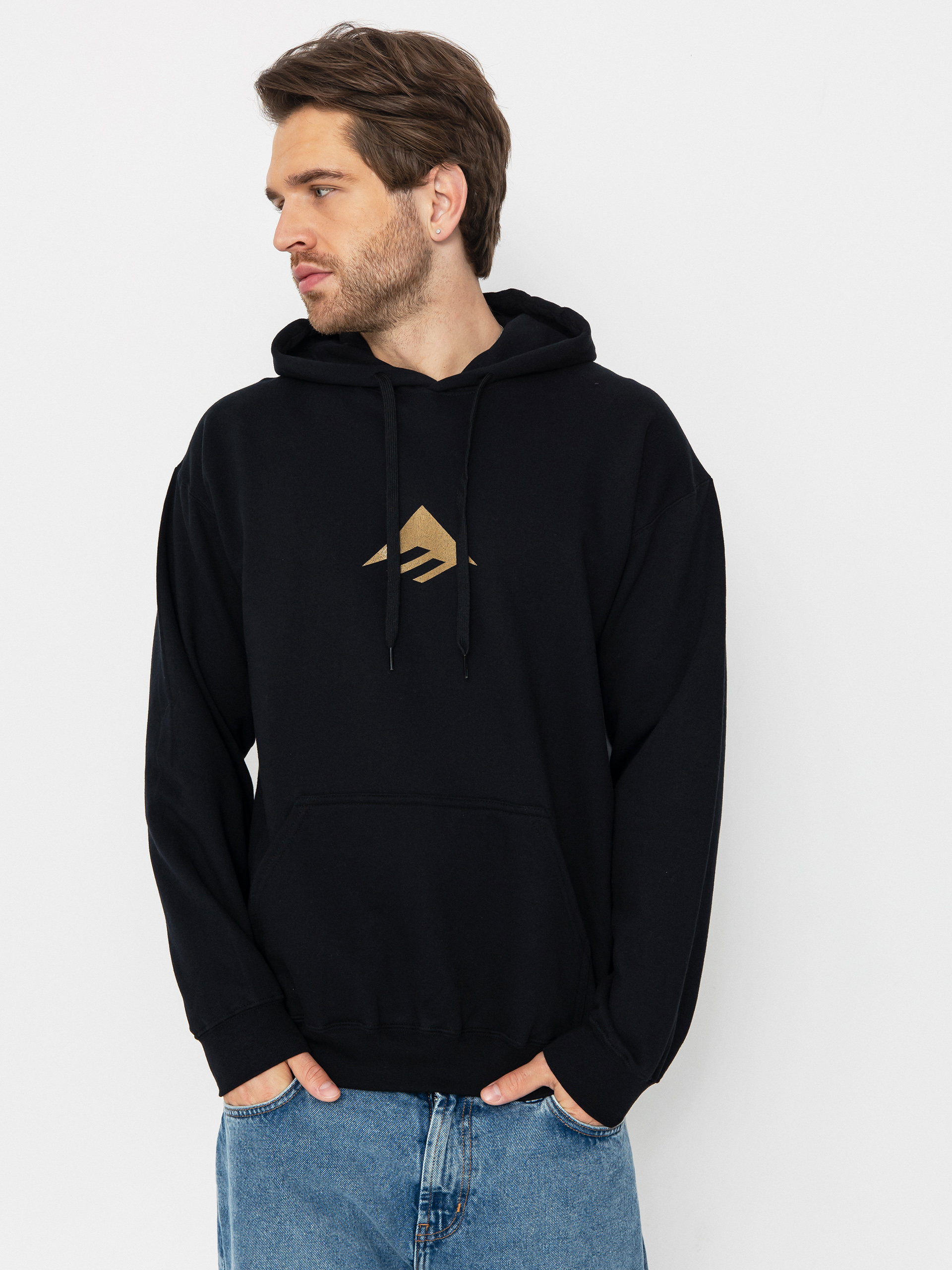Kapucnis pulóver Emerica Triangle HD (black)