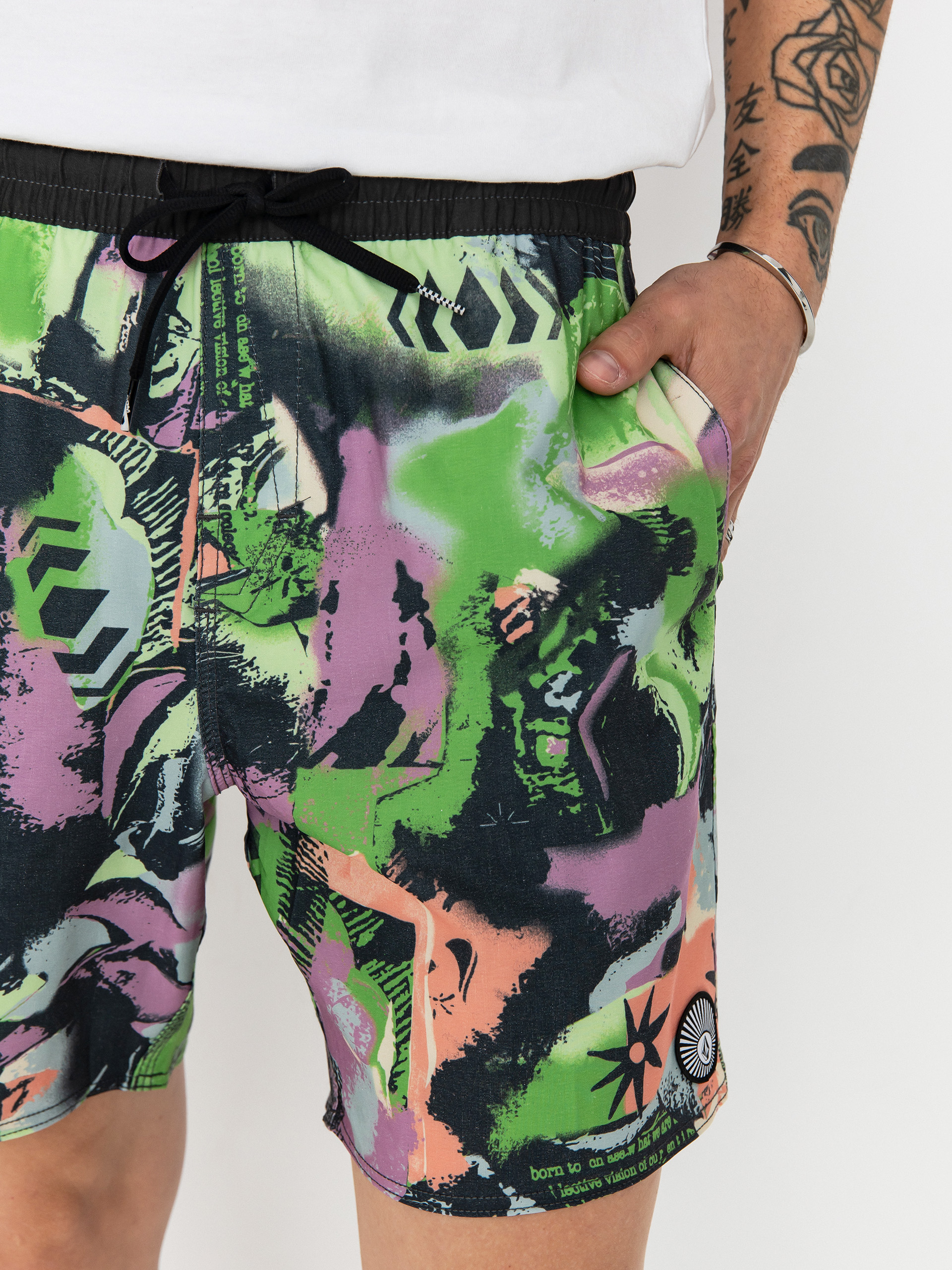 Volcom Unite Stoney Trunk 17 Rövidnadrág (steel purple)