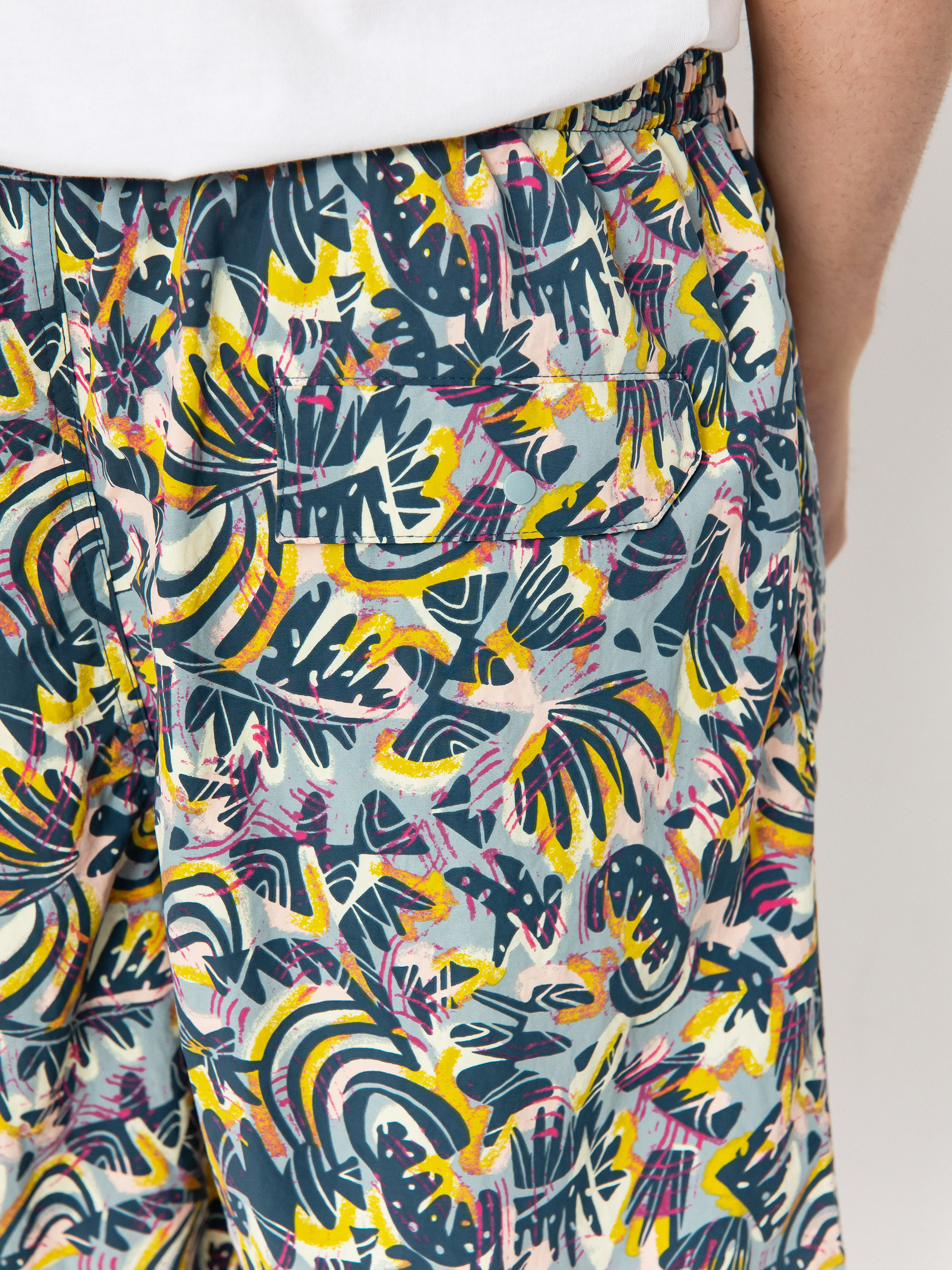 Rövidnadrág Patagonia Baggies Longs 7in (wild botanist/tidal teal)