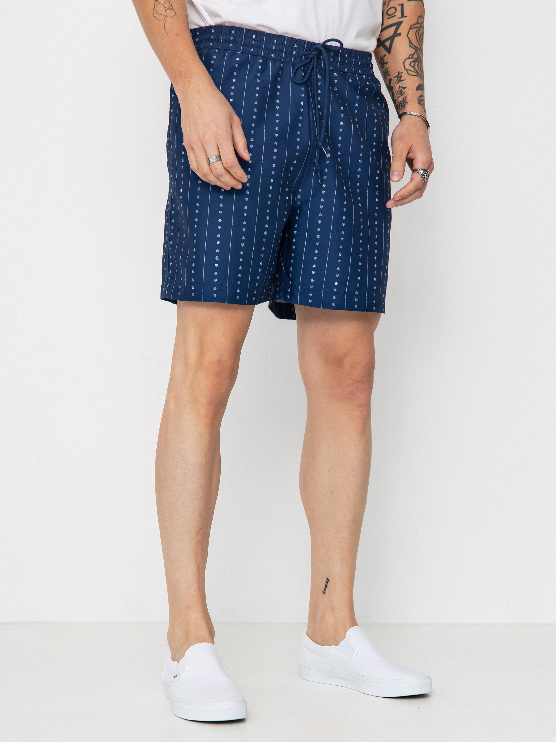 Rövidnadrág Carhartt WIP Chase Swim (heart c pinstripe/ink/natural)