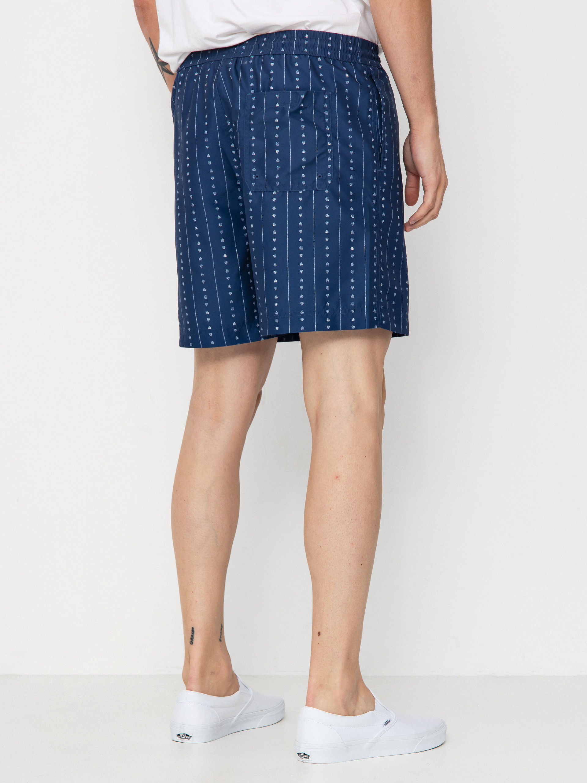 Rövidnadrág Carhartt WIP Chase Swim (heart c pinstripe/ink/natural)