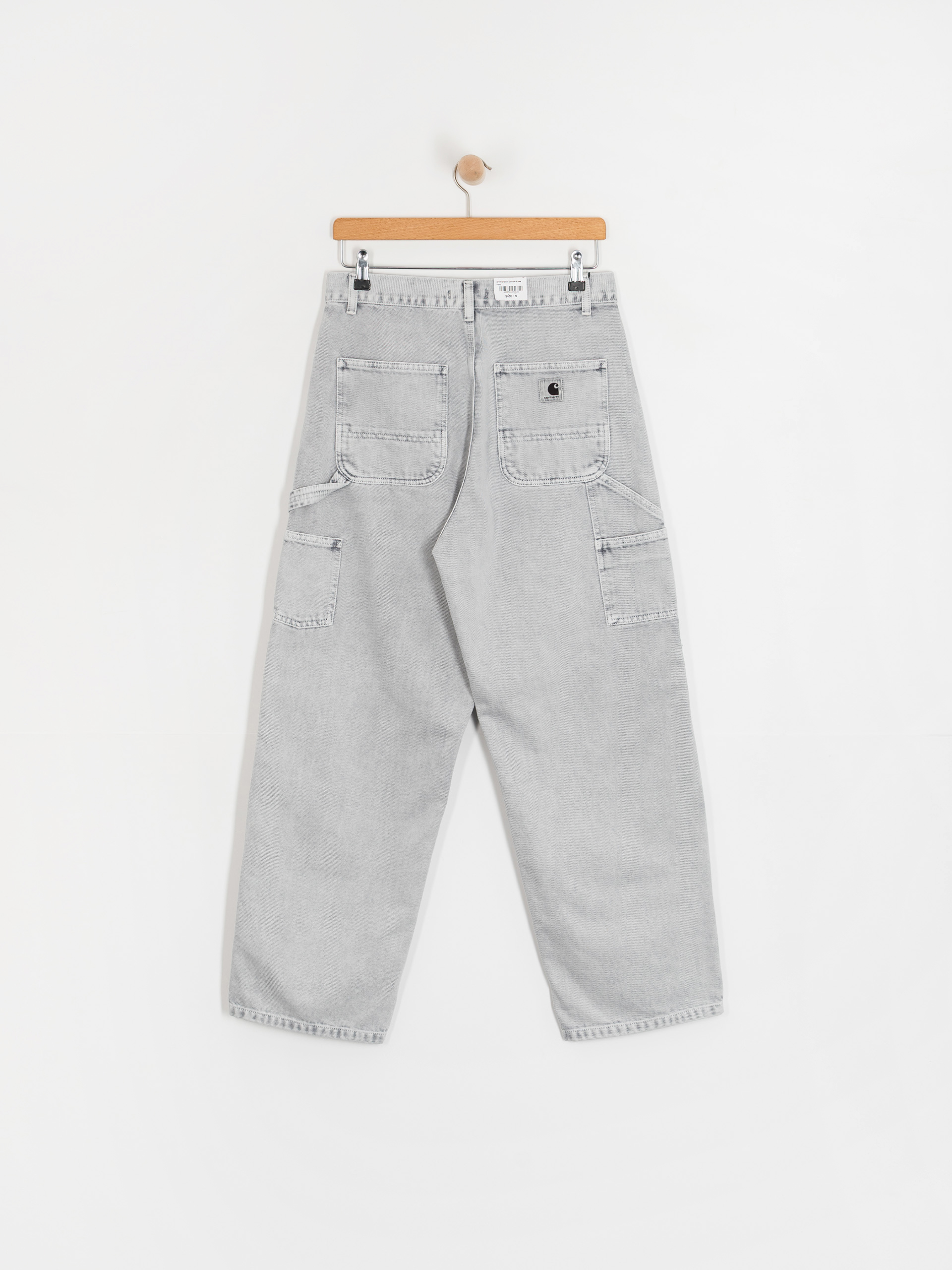 Carhartt WIP Brandon Double Knee Wmn Kisnadrág (black/chalk wash)