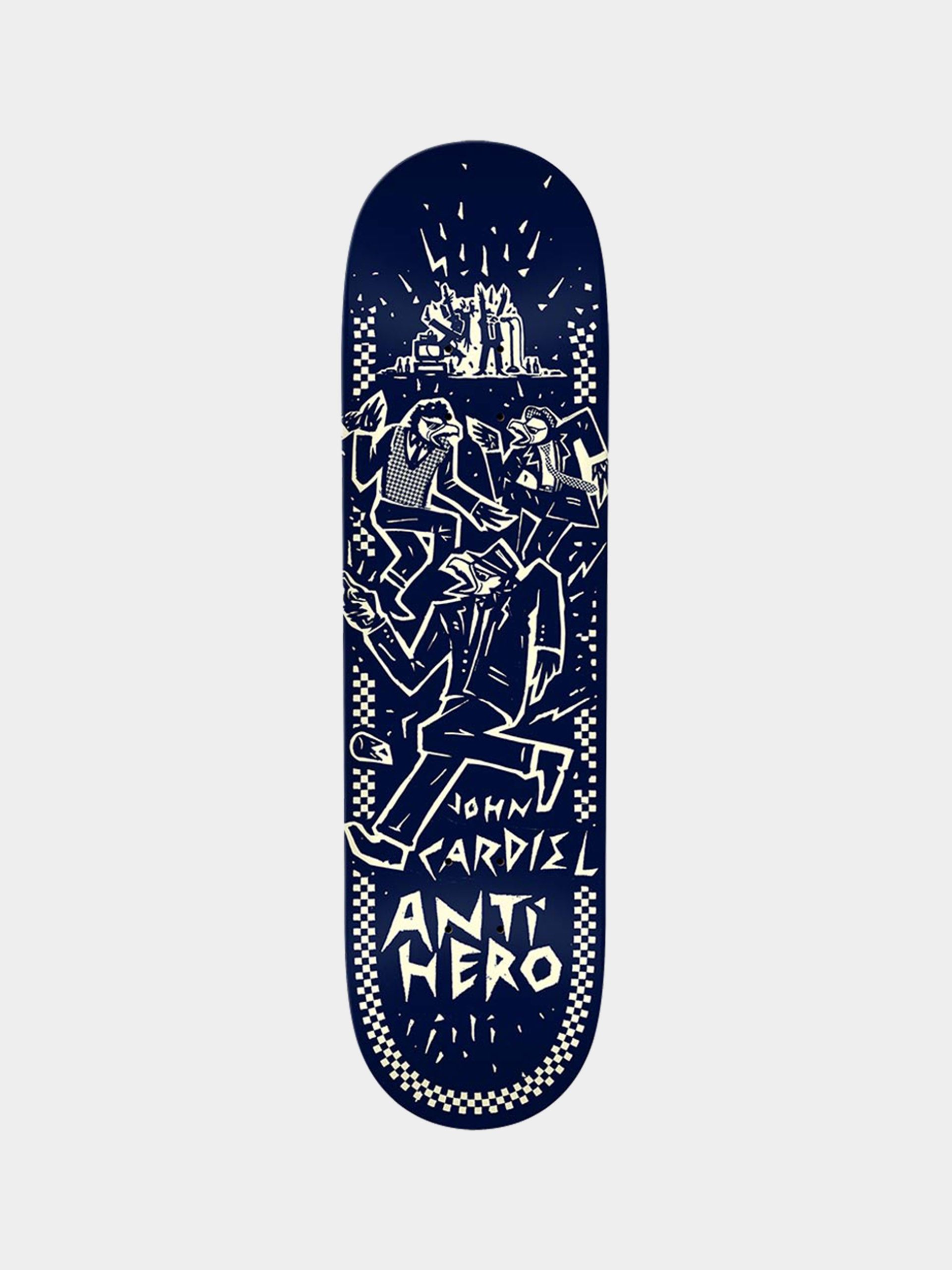 Gördeszka lap Antihero Cardiel Ruder Bwoys (navy)