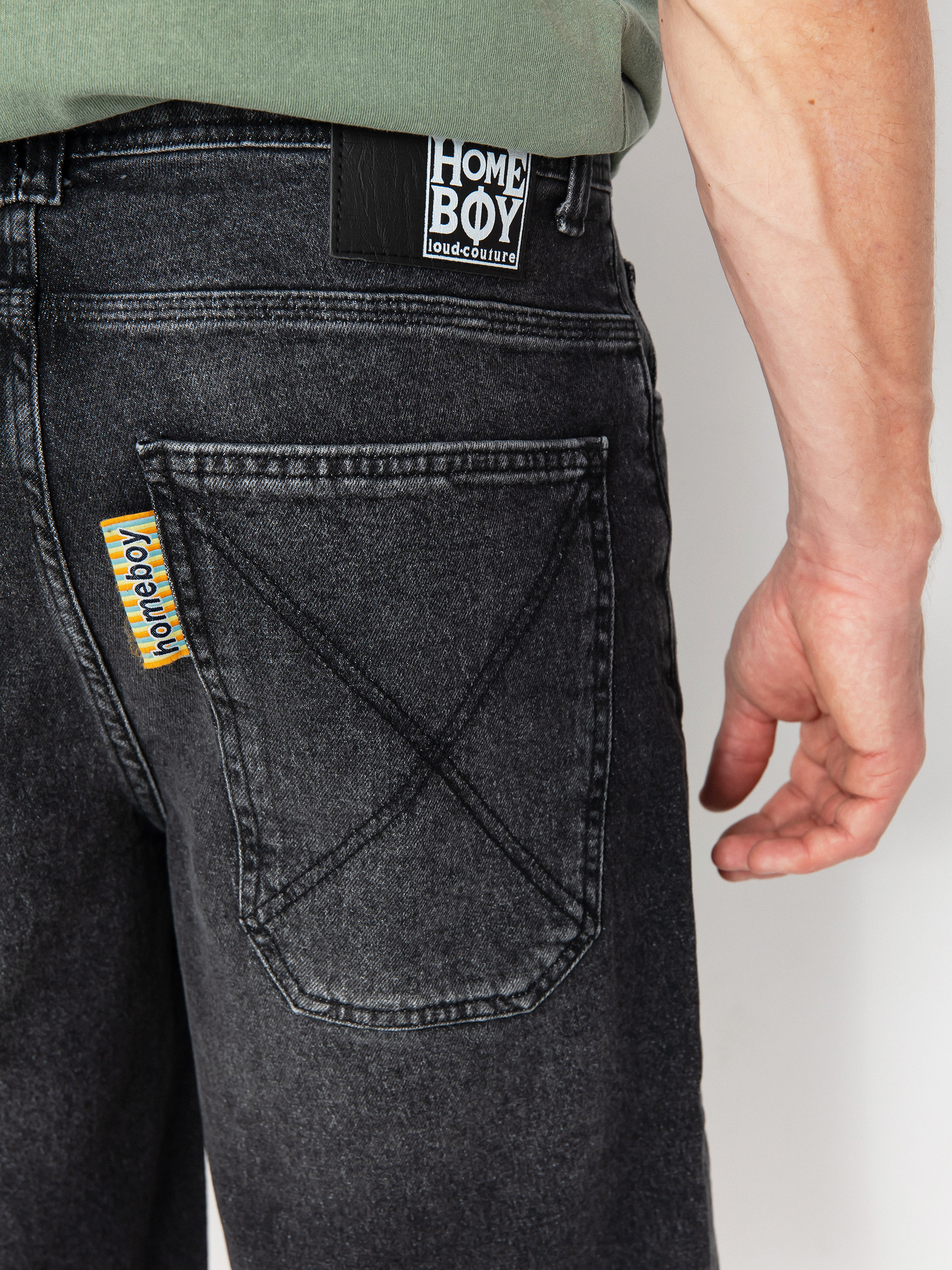 Rövidnadrág Homeboy X Tra Baggy Vintage (vintage black)