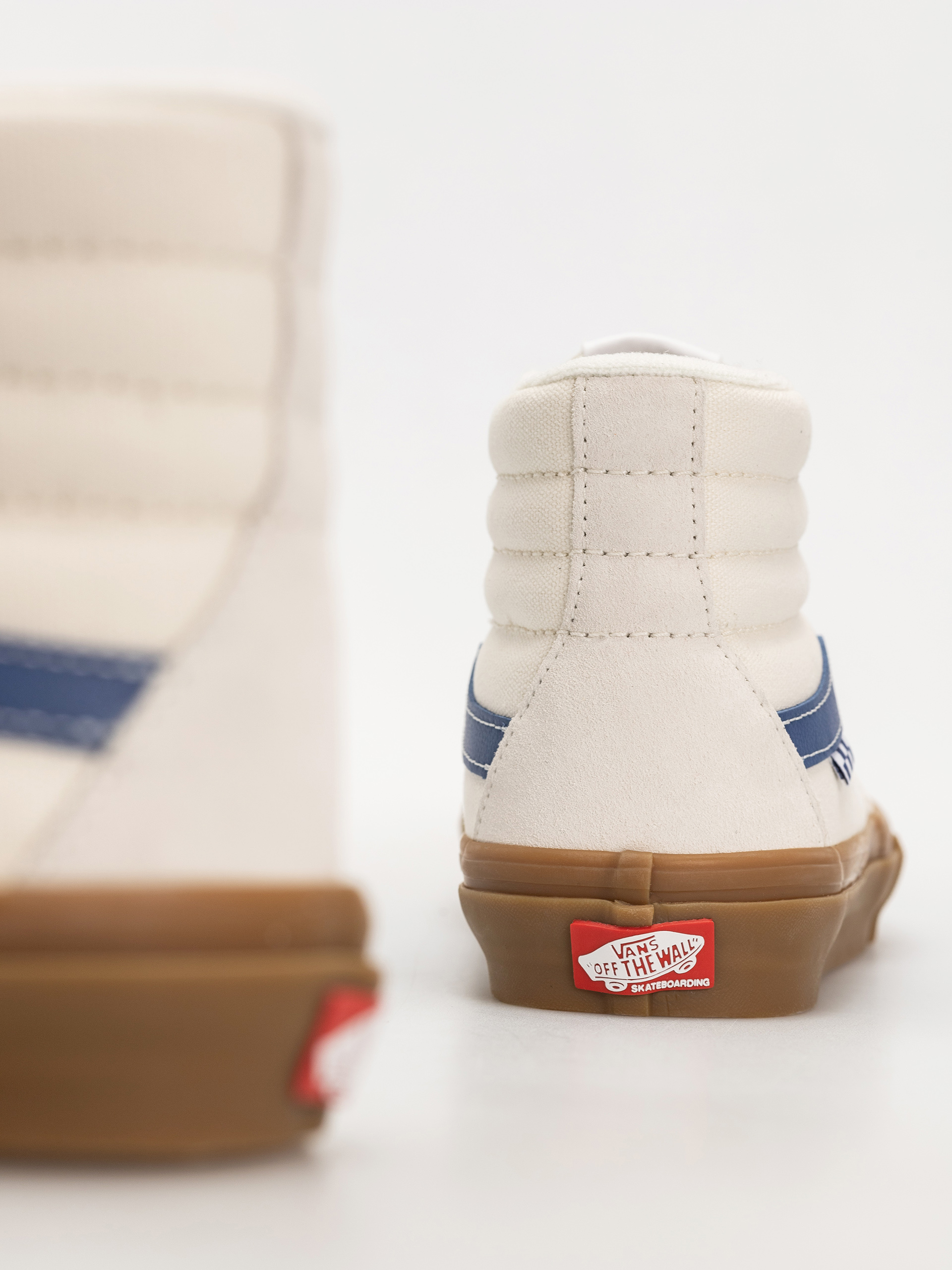 Vans Skate Sk8 Hi Cipők (marshmallow/blue/gum)