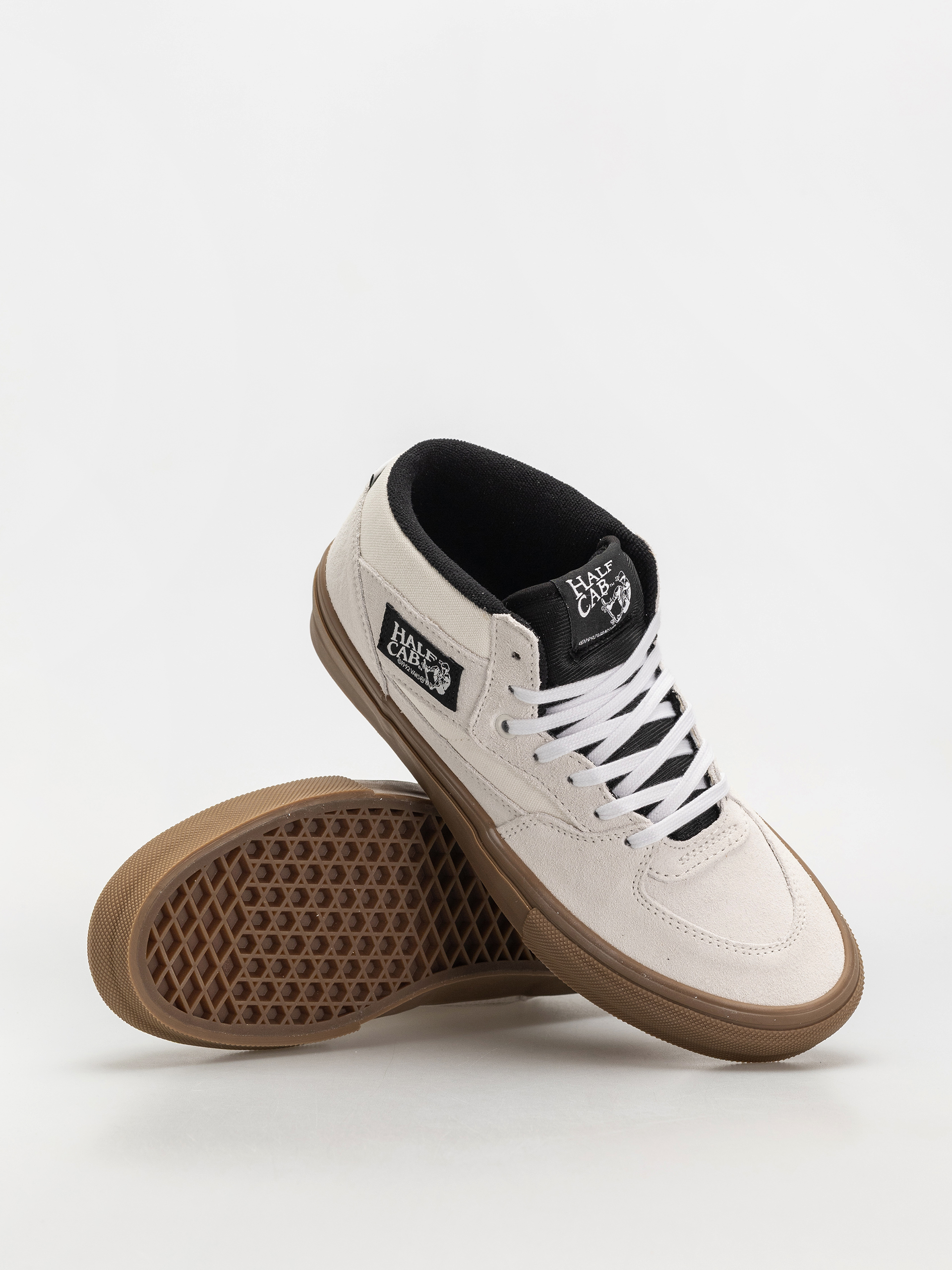 Vans Skate Half Cab Cipők (antique white/gum)