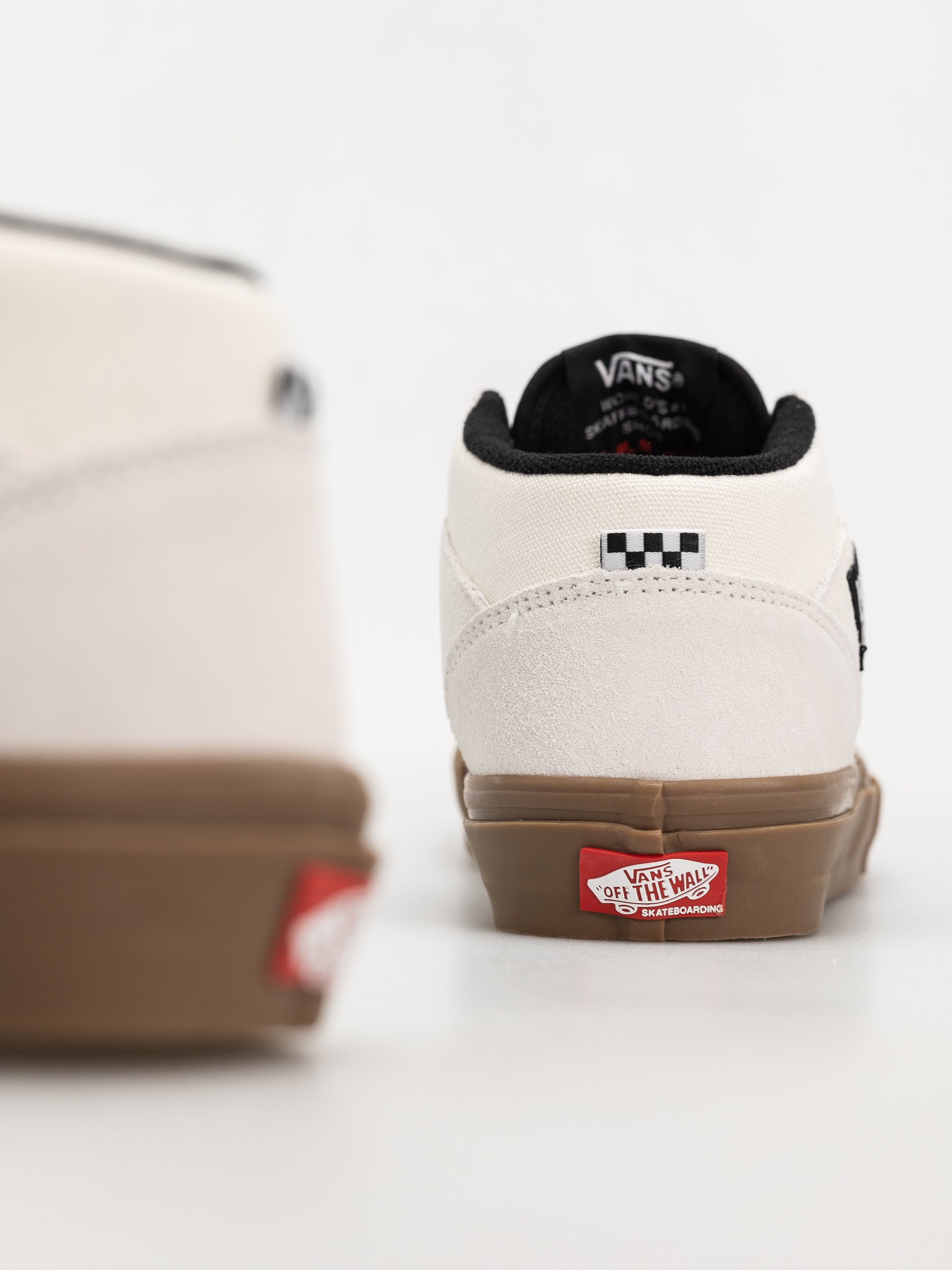 Vans Skate Half Cab Cipők (antique white/gum)