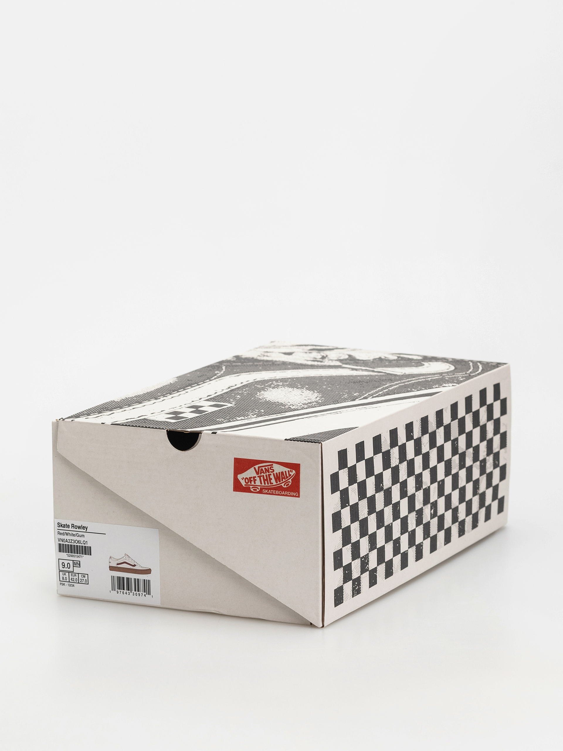 Vans Skate Rowley Cipők (red/white/gum)