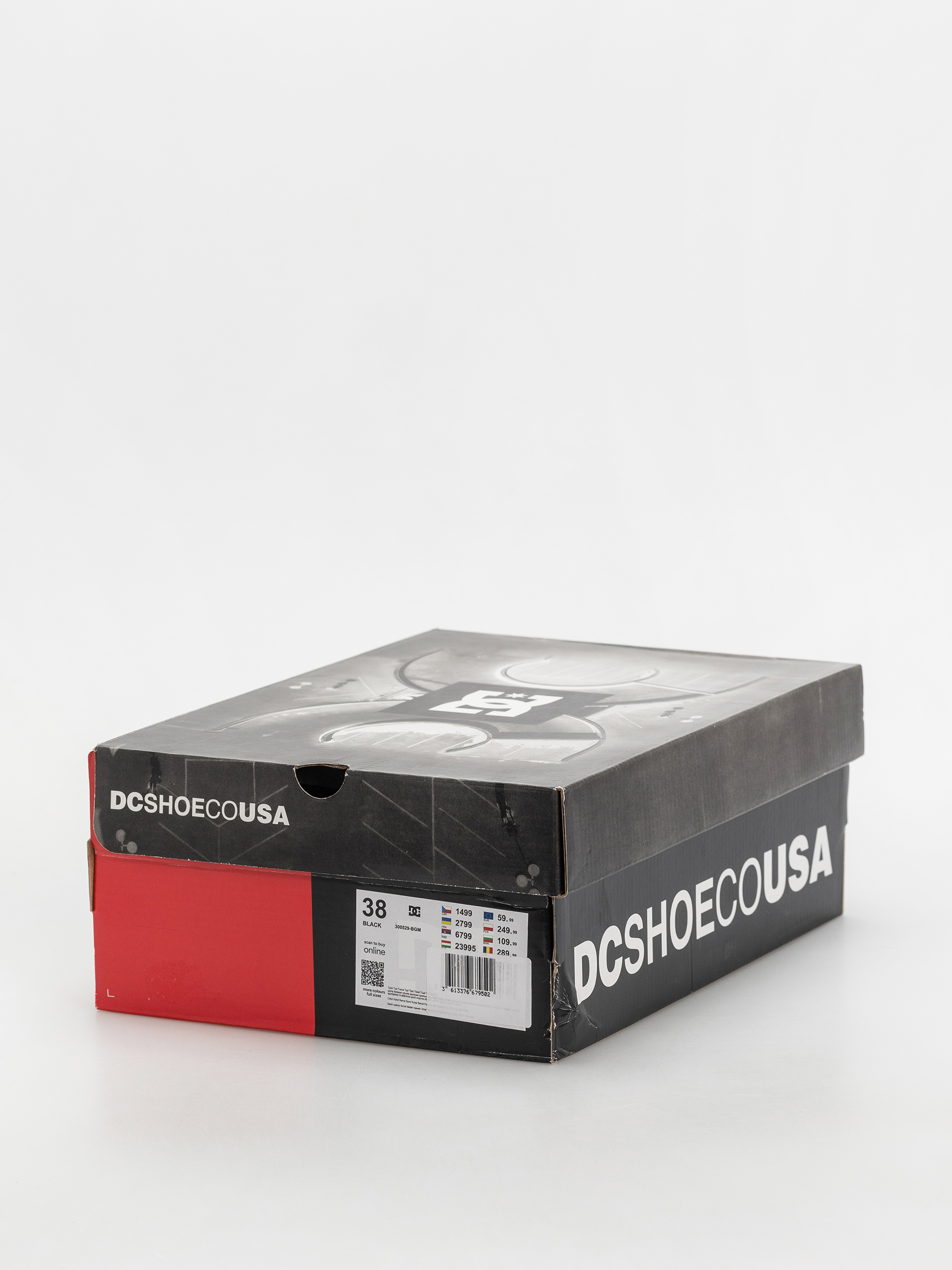 DC Court Graffik Cipők (black/gum)