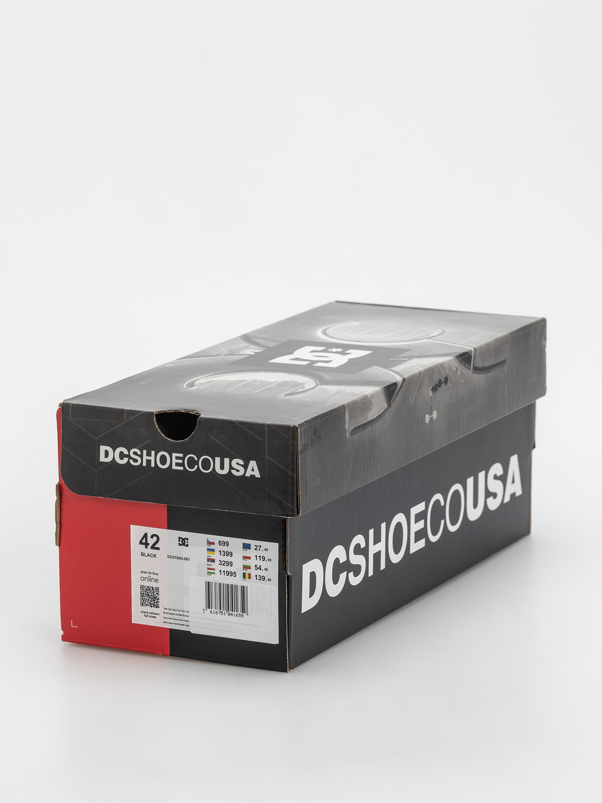 DC Bolsa Flip-flop papucsok (black/grey/red)