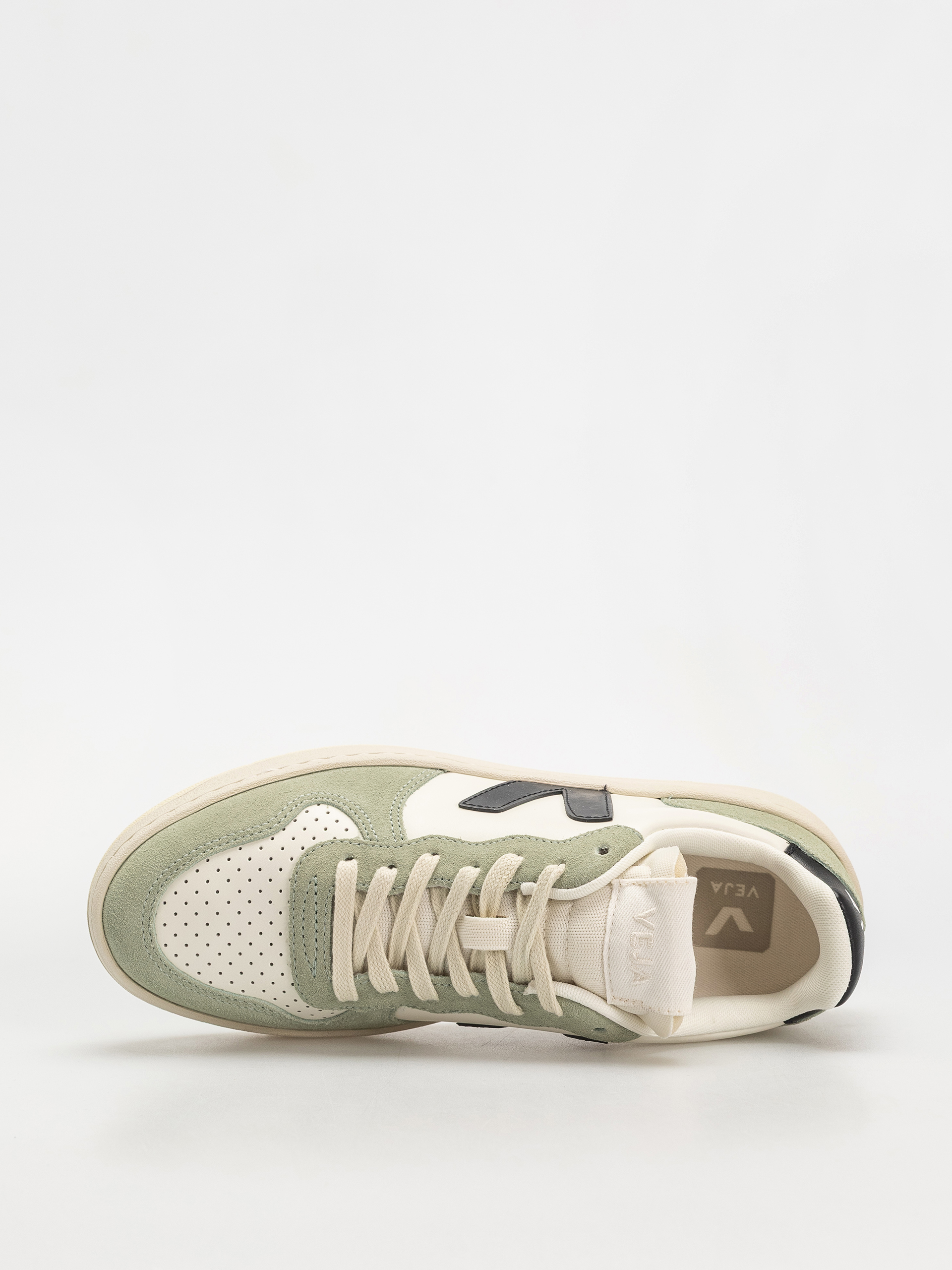 Veja V-10 Cipők Wmn (pure black clay)
