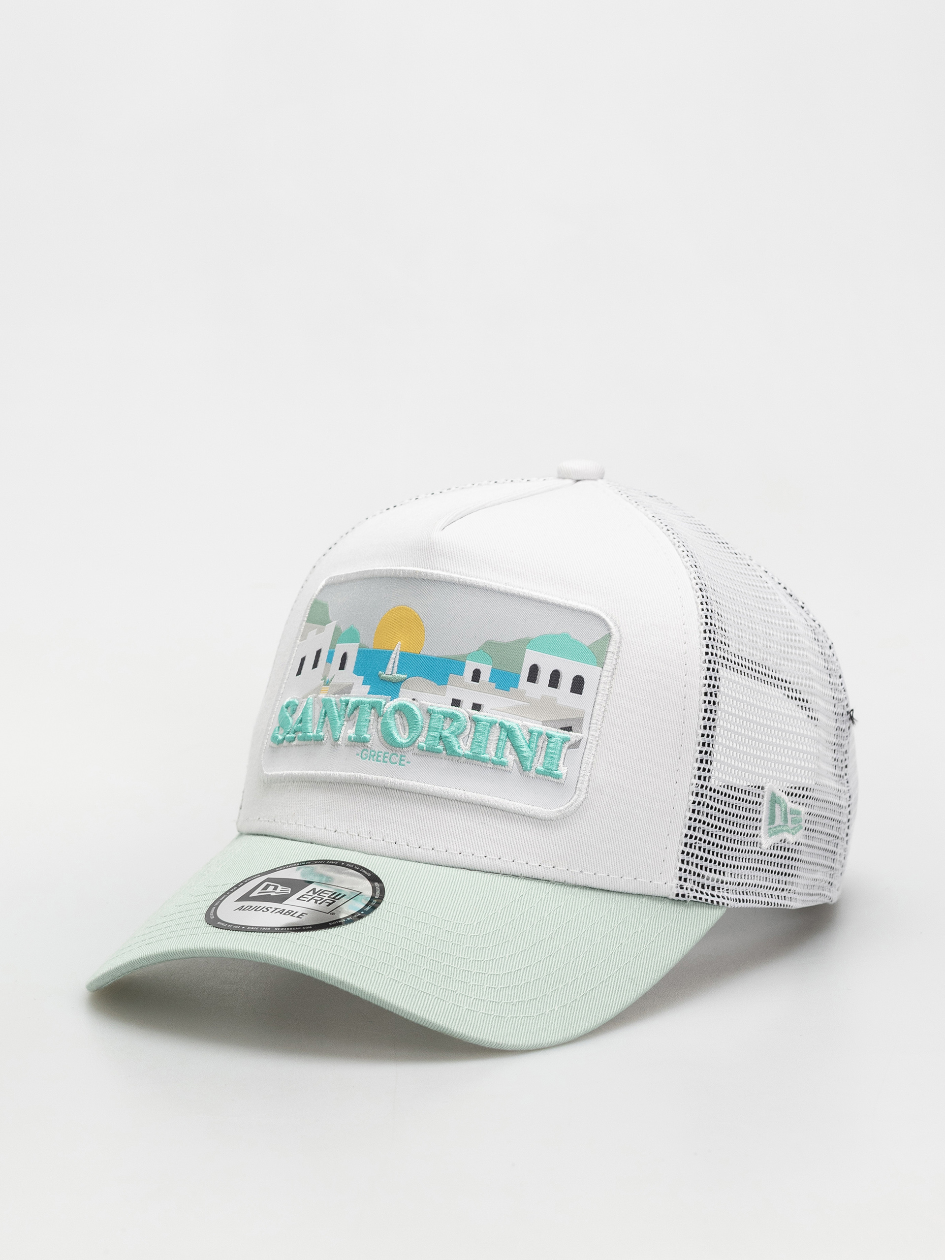 Baseball sapka New Era Summer Trucker (mint/white)