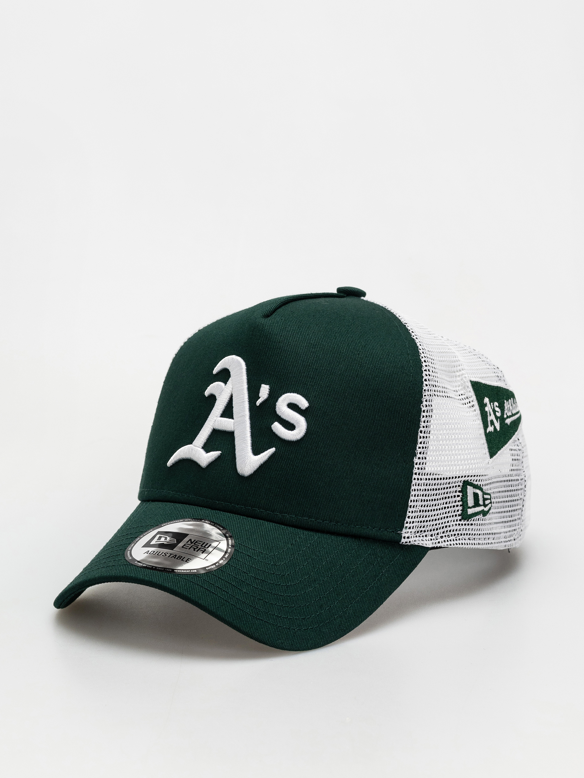 Baseball sapka New Era Multi Patch Trucker Athletics (dark green)