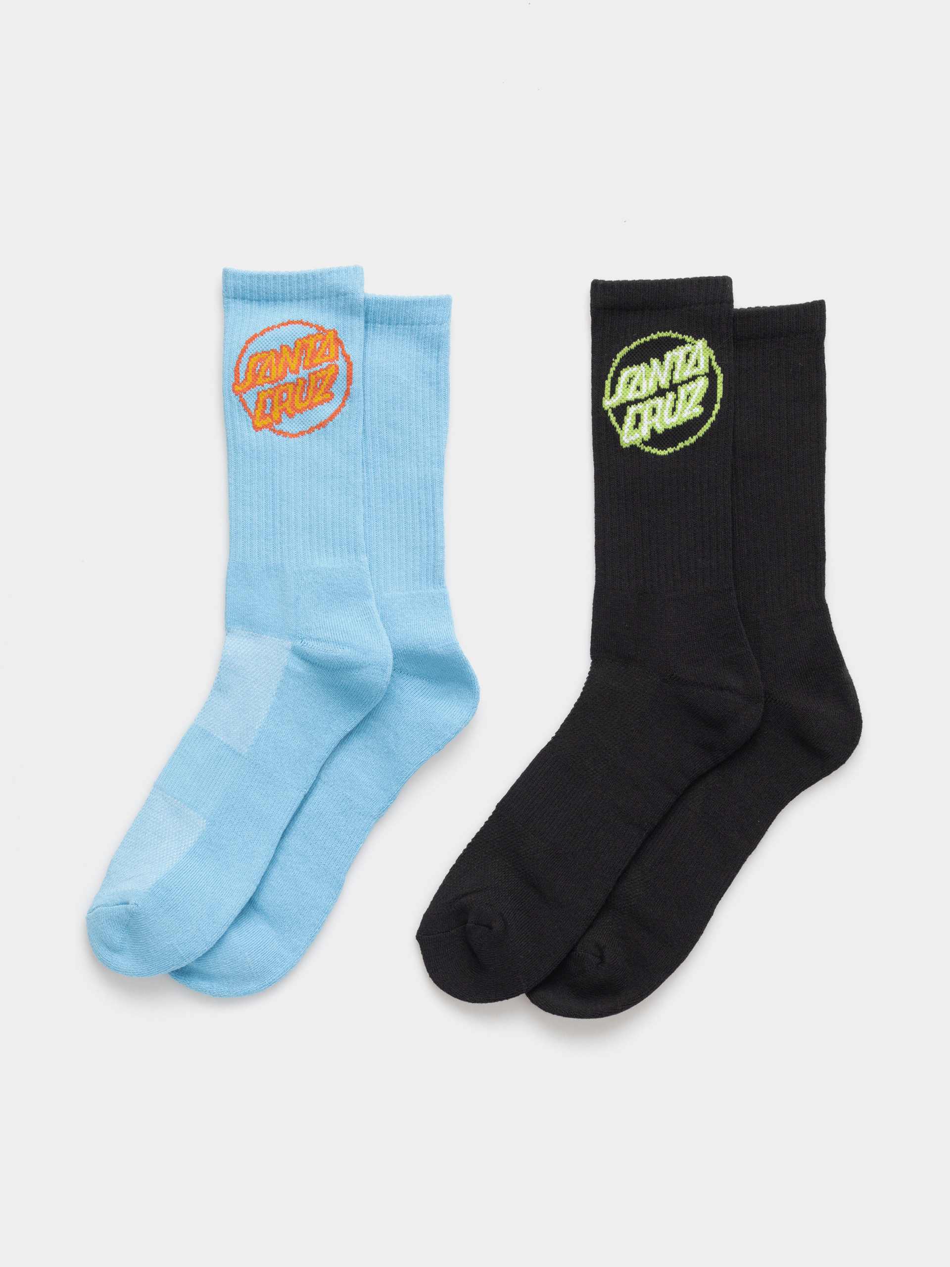 Santa Cruz Partial Dot 2 Pck Zokni (pacific blue&black)