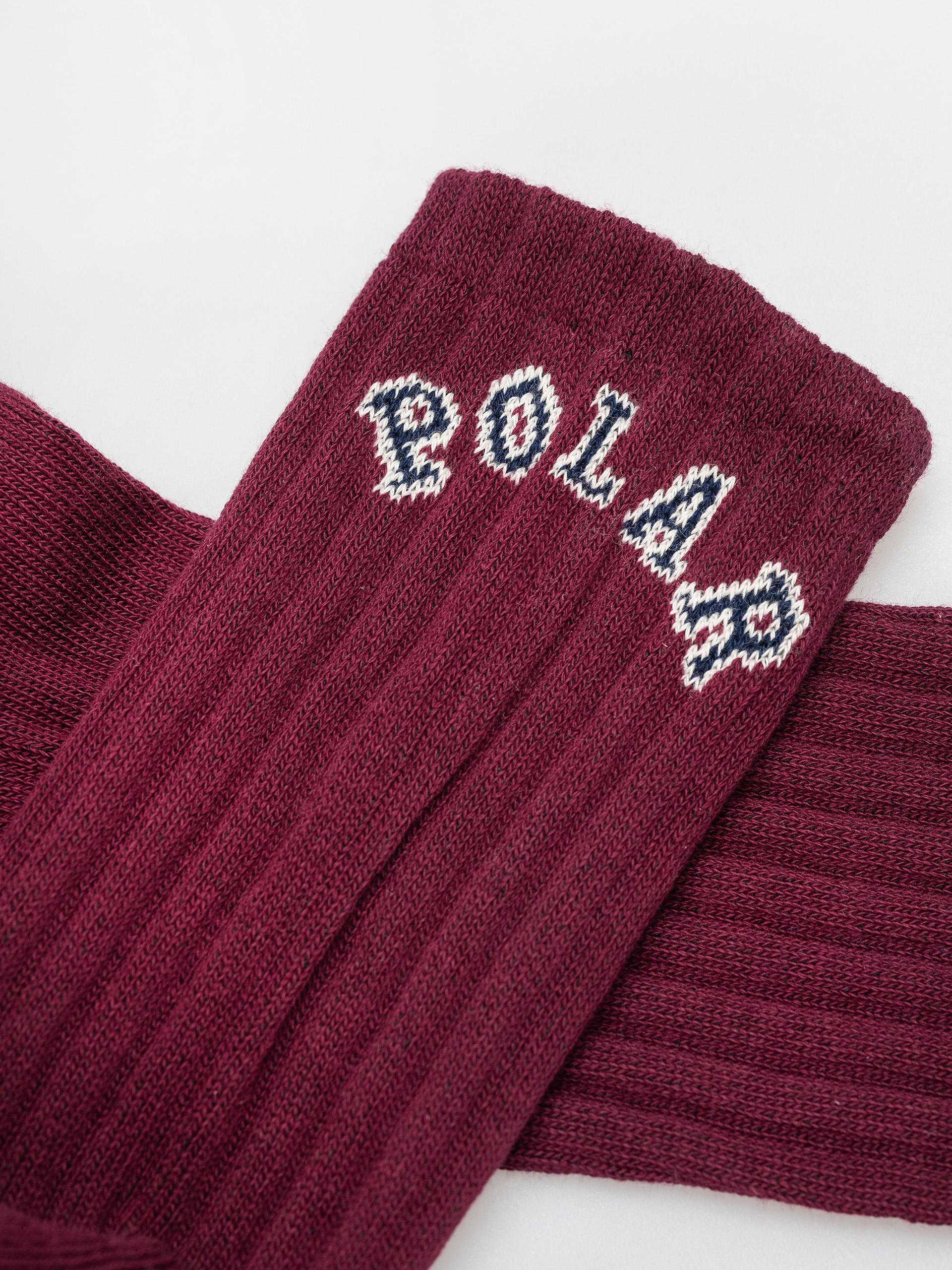 Polar Skate College Logo Zokni (wine)