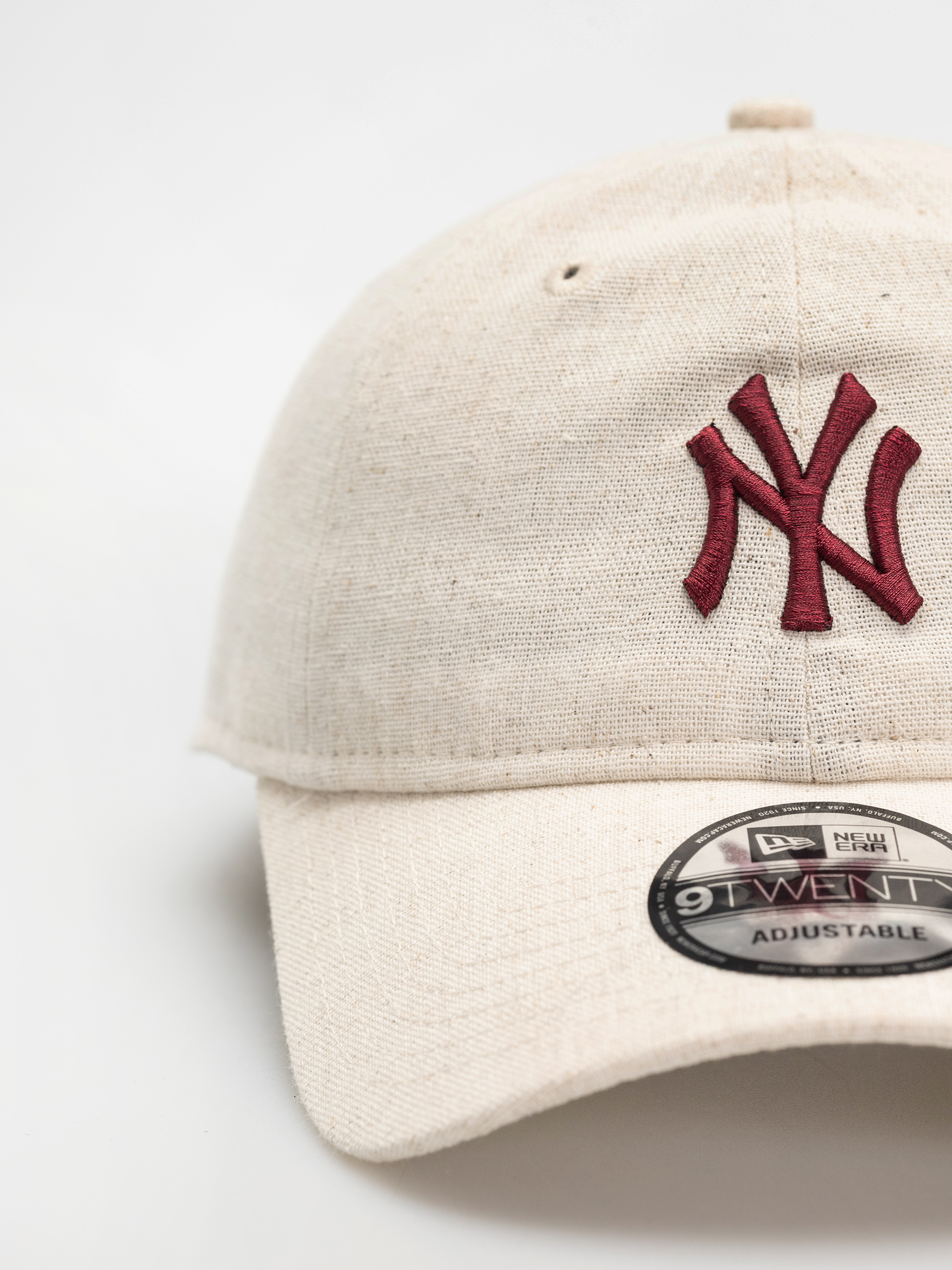 Baseball sapka New Era Linen 9Twenty New York Yankees (stone chalk)