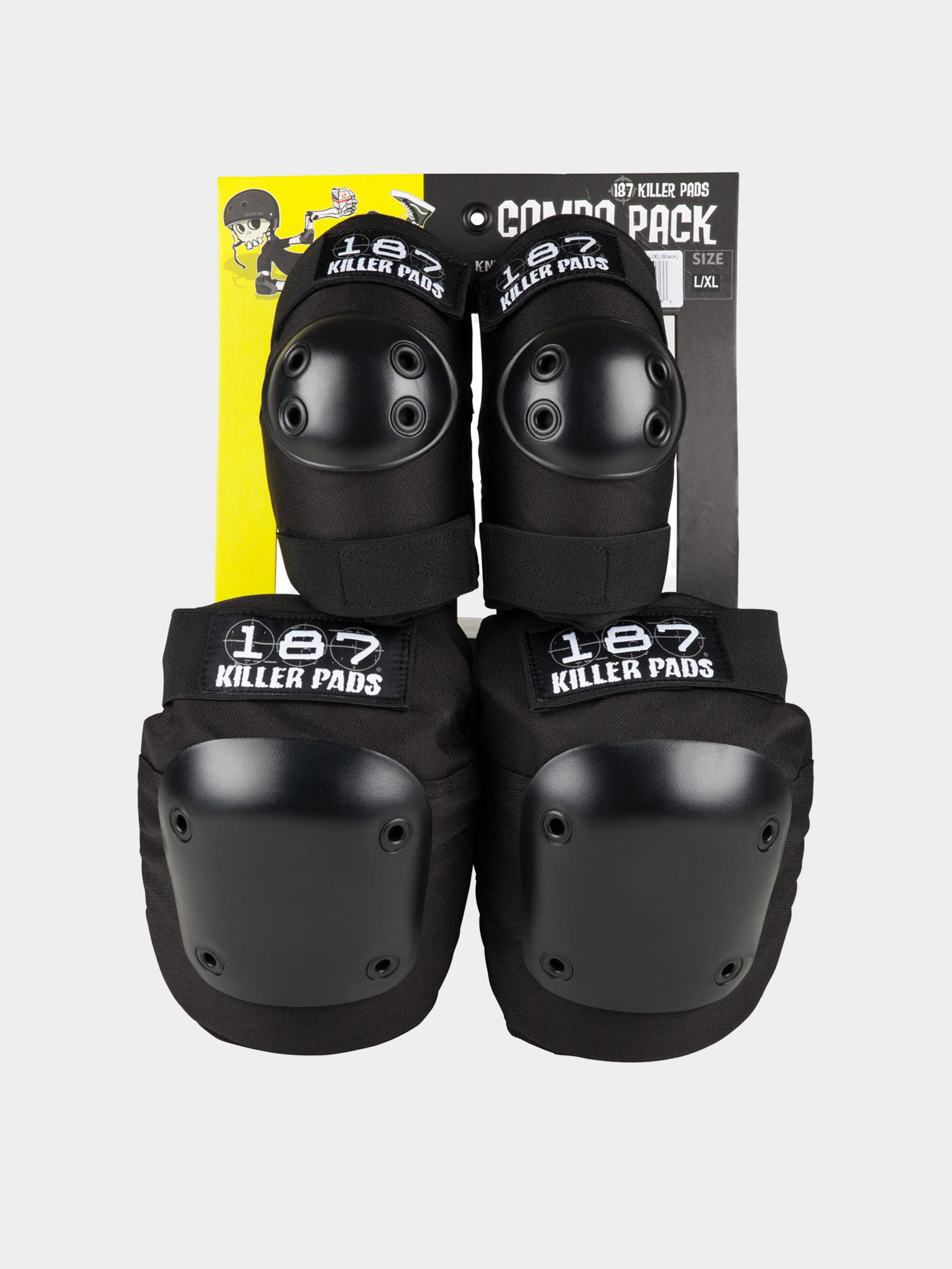 Védőfelszerelés 187 Killer Pads Combo Pack Knee & Elbow (black)