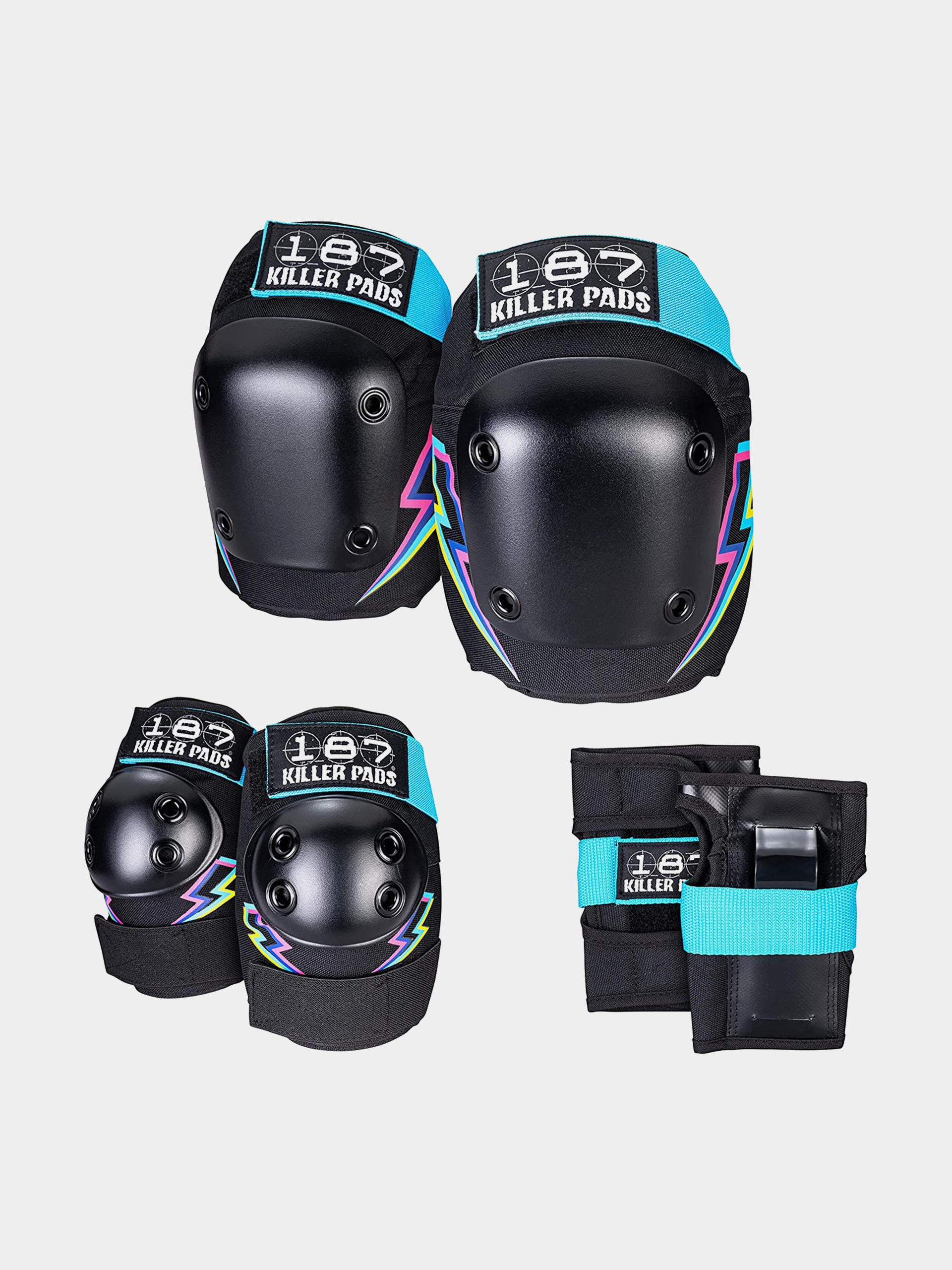 Védőfelszerelés 187 Killer Pads Six Pack Set Electric Bolt