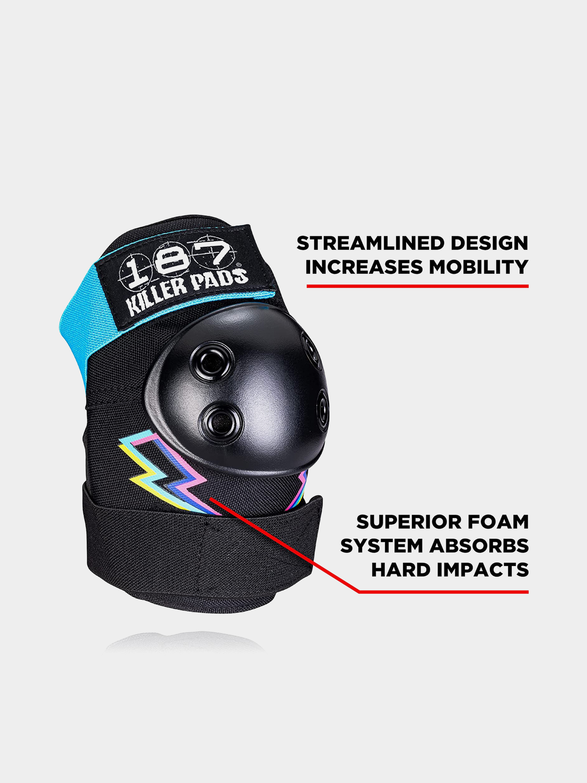 Védőfelszerelés 187 Killer Pads Six Pack Set Electric Bolt (multi)