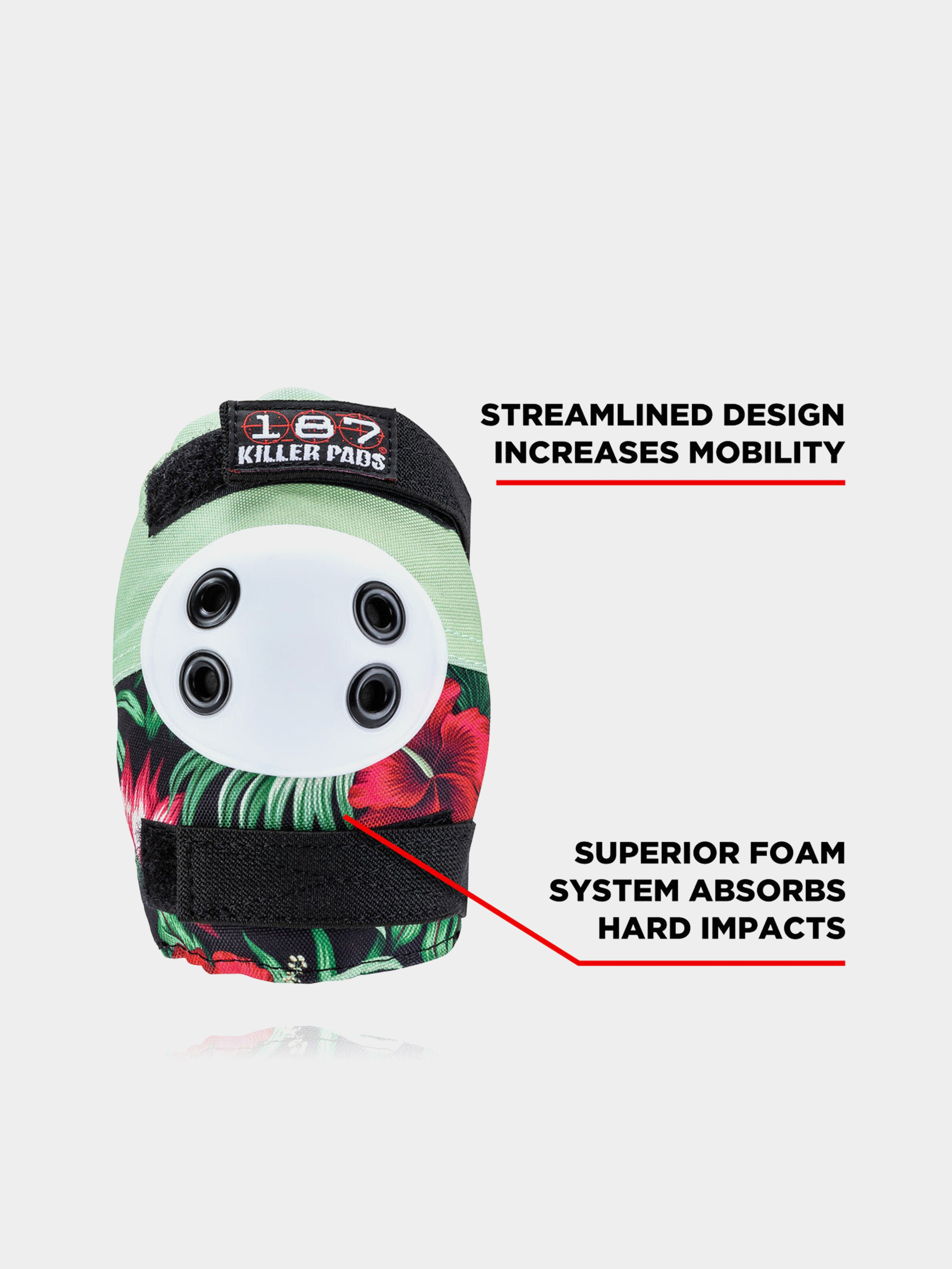 Védőfelszerelés 187 Killer Pads Adult Six Pack Set Hibiscus (pink/green/black)