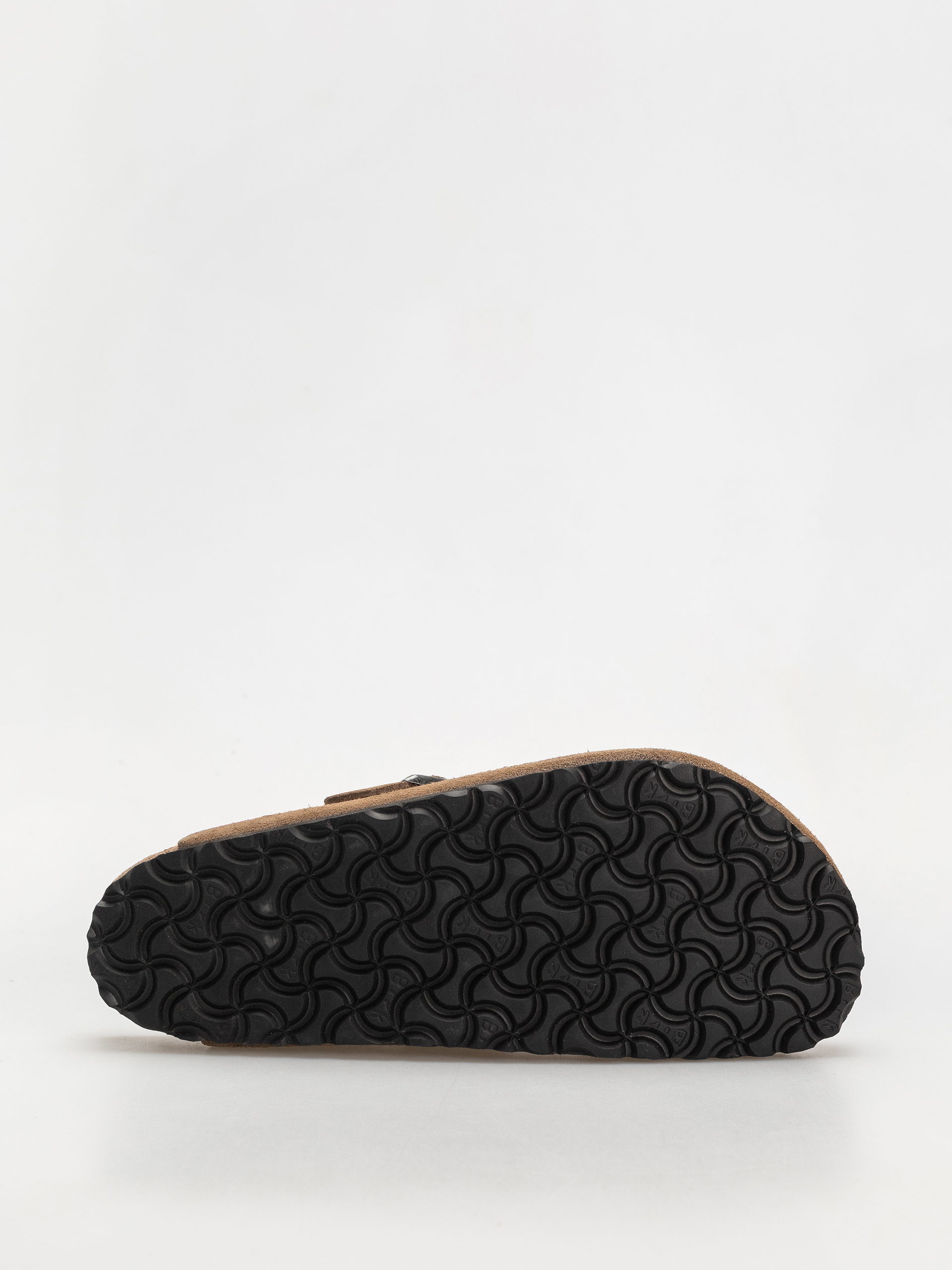 Birkenstock Boston SFB Suede Leather Regular Flip-flop papucsok (dark tea)