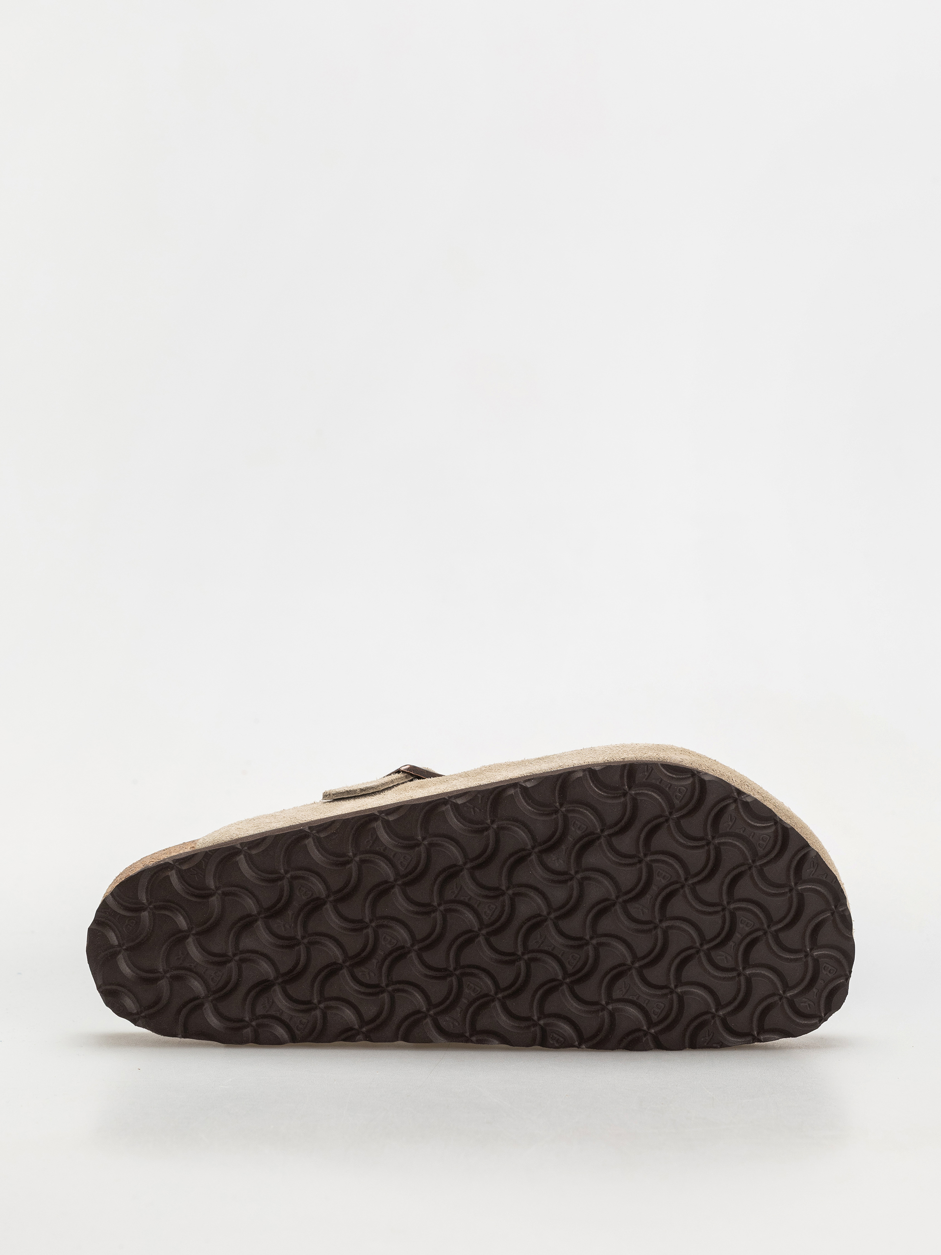 Flip-flop papucsok Birkenstock Boston Suede Leather Regular (taupe)