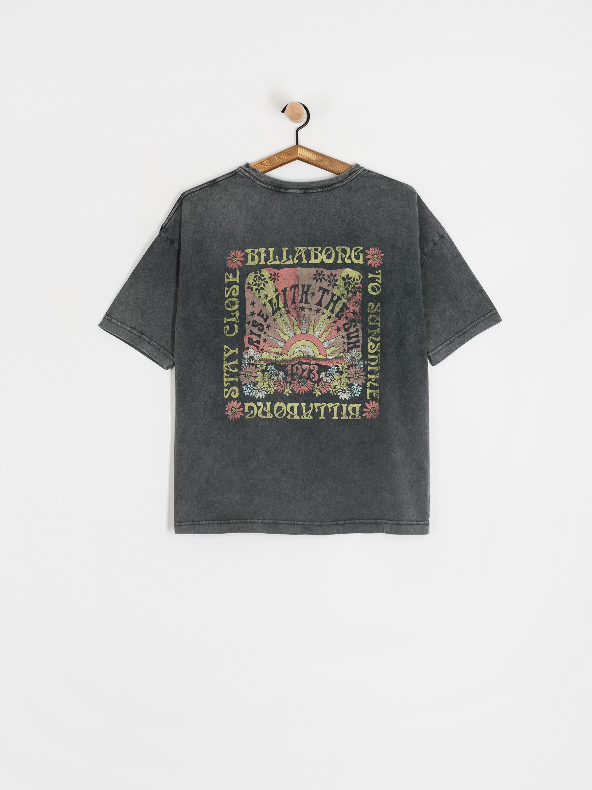 Billabong Out Until Dawn Wmn Póló (off black)