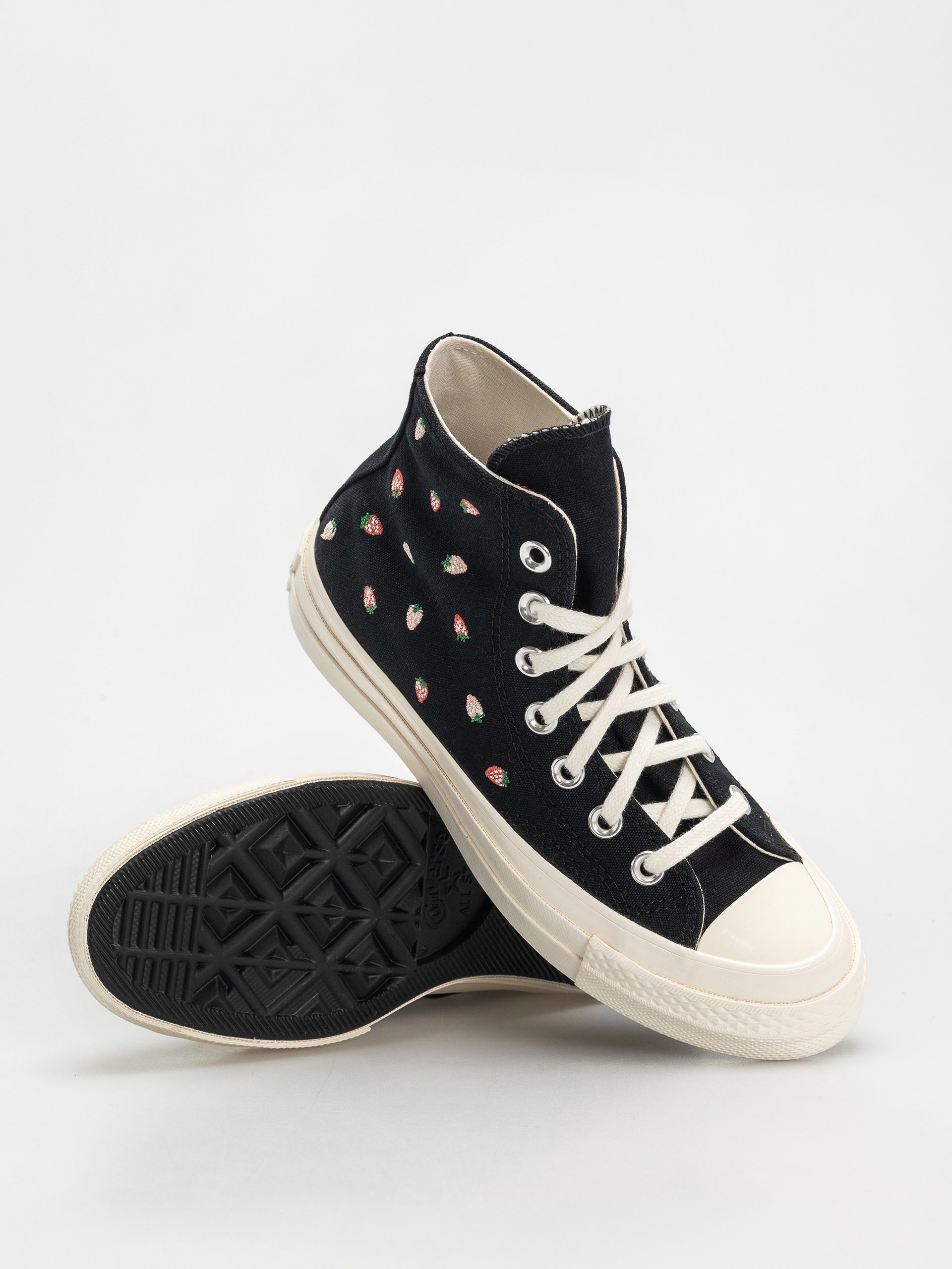 Converse Chuck 70 Hi Tornacipők (black/soft red/green)