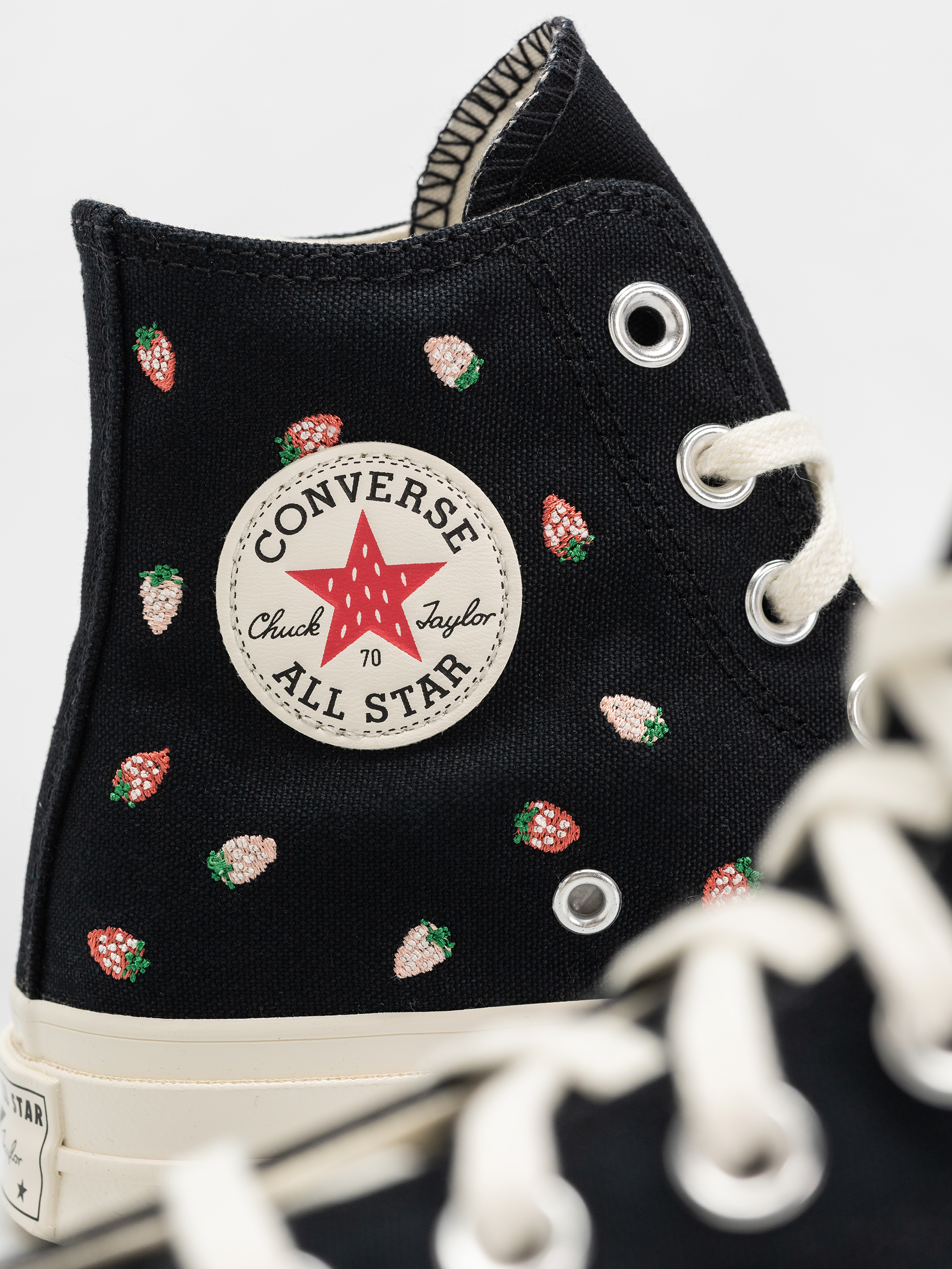 Converse Chuck 70 Hi Tornacipők (black/soft red/green)