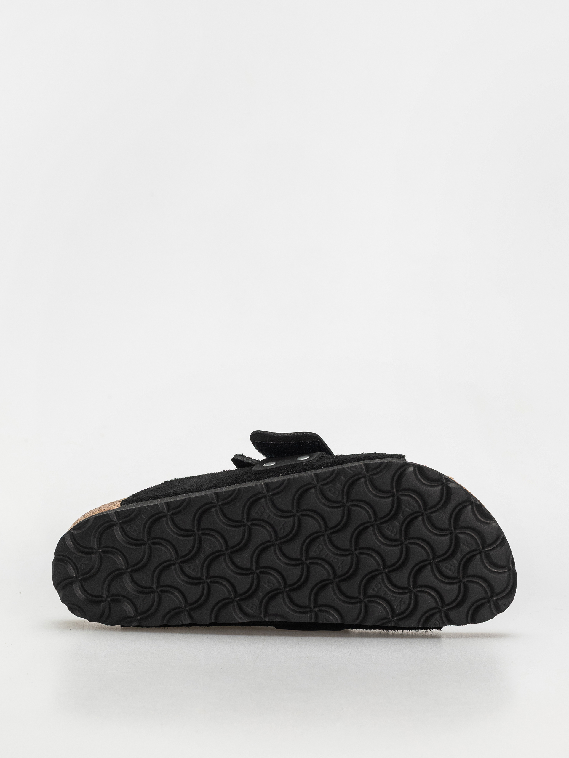 Birkenstock Kyoto Nubuck Suede Leather Narrow Wmn Flip-flop papucsok (black)