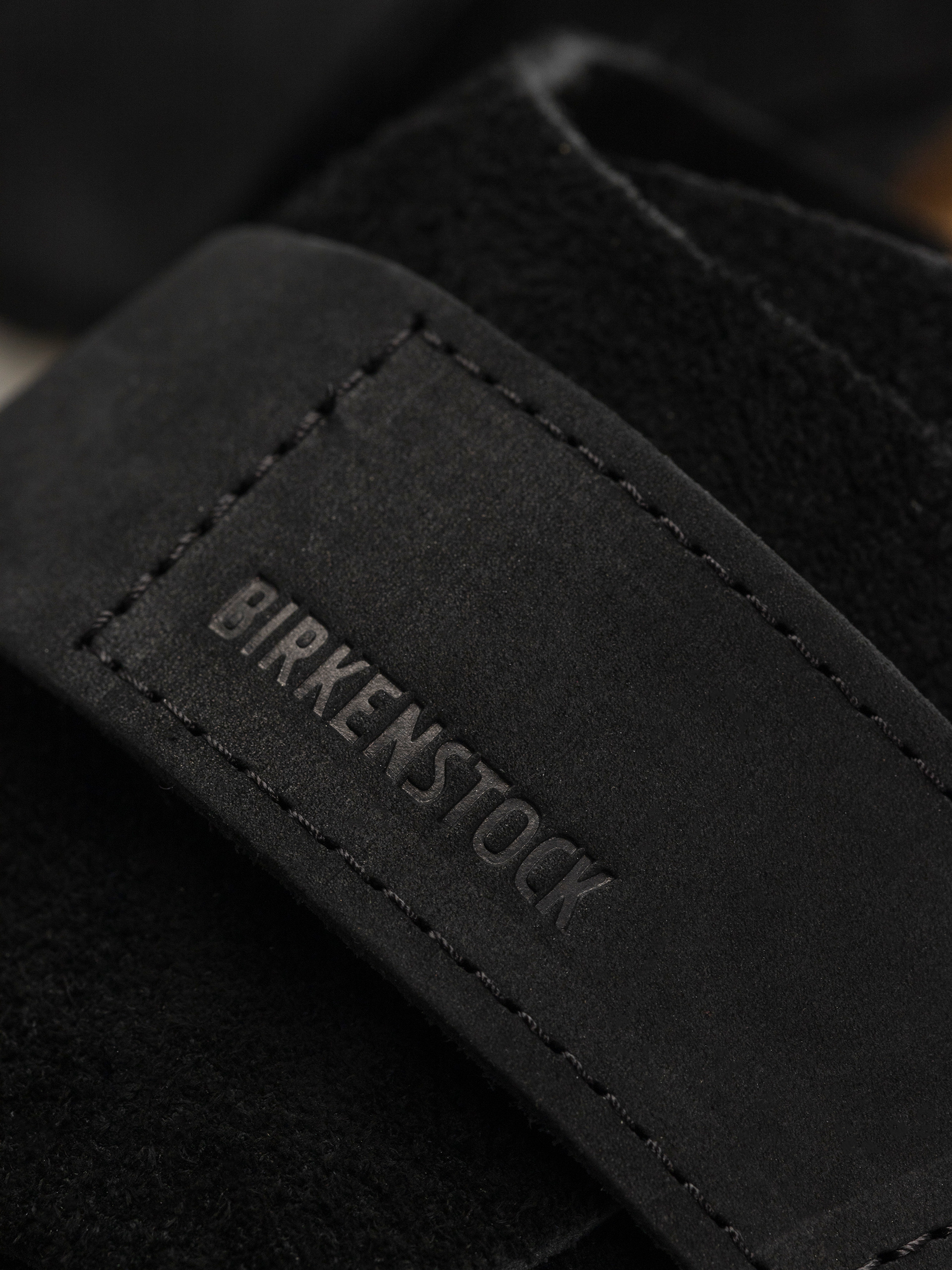 Birkenstock Kyoto Nubuck Suede Leather Narrow Wmn Flip-flop papucsok (black)