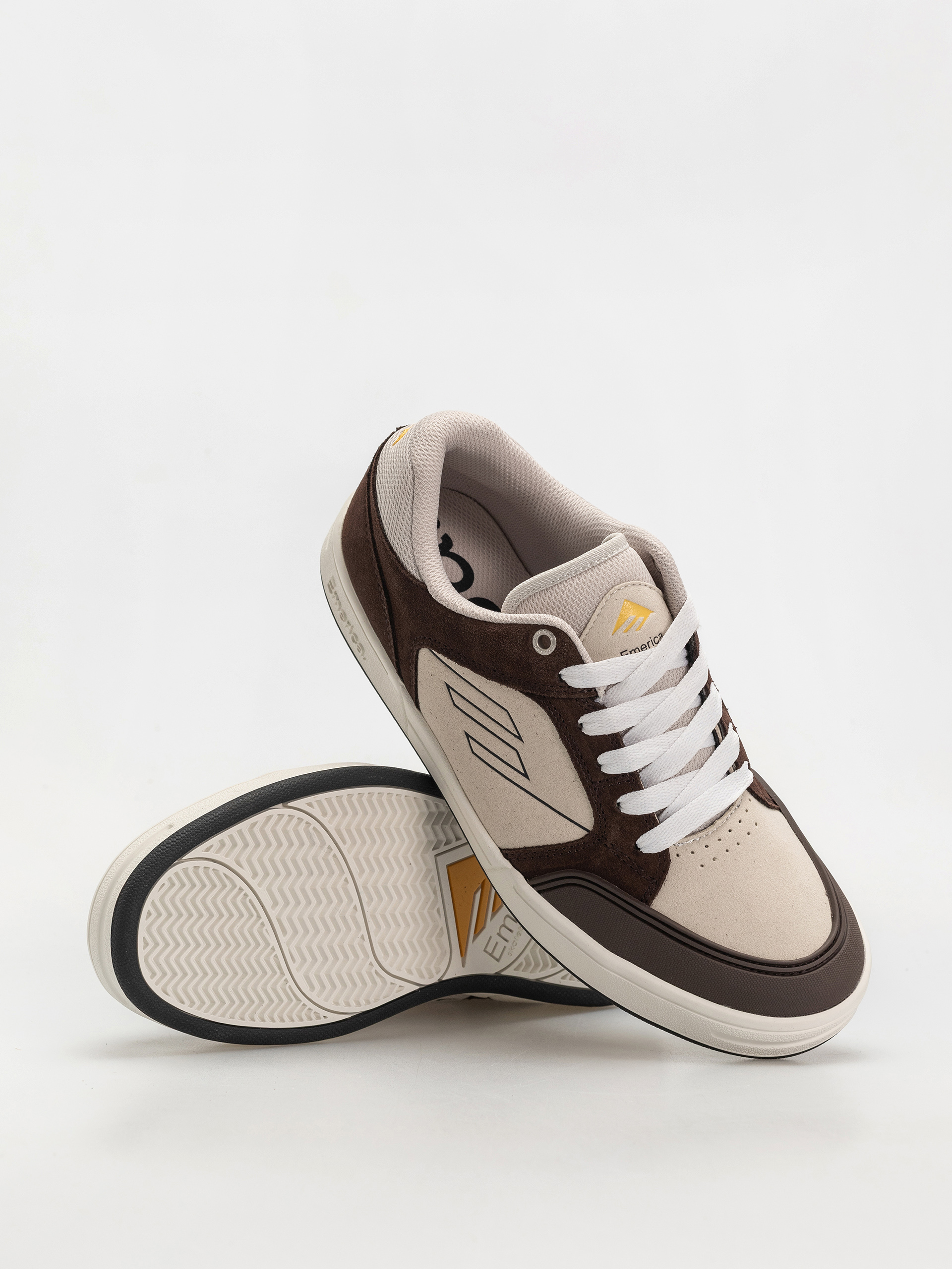 Emerica Heritic Cipők (brown/tan)