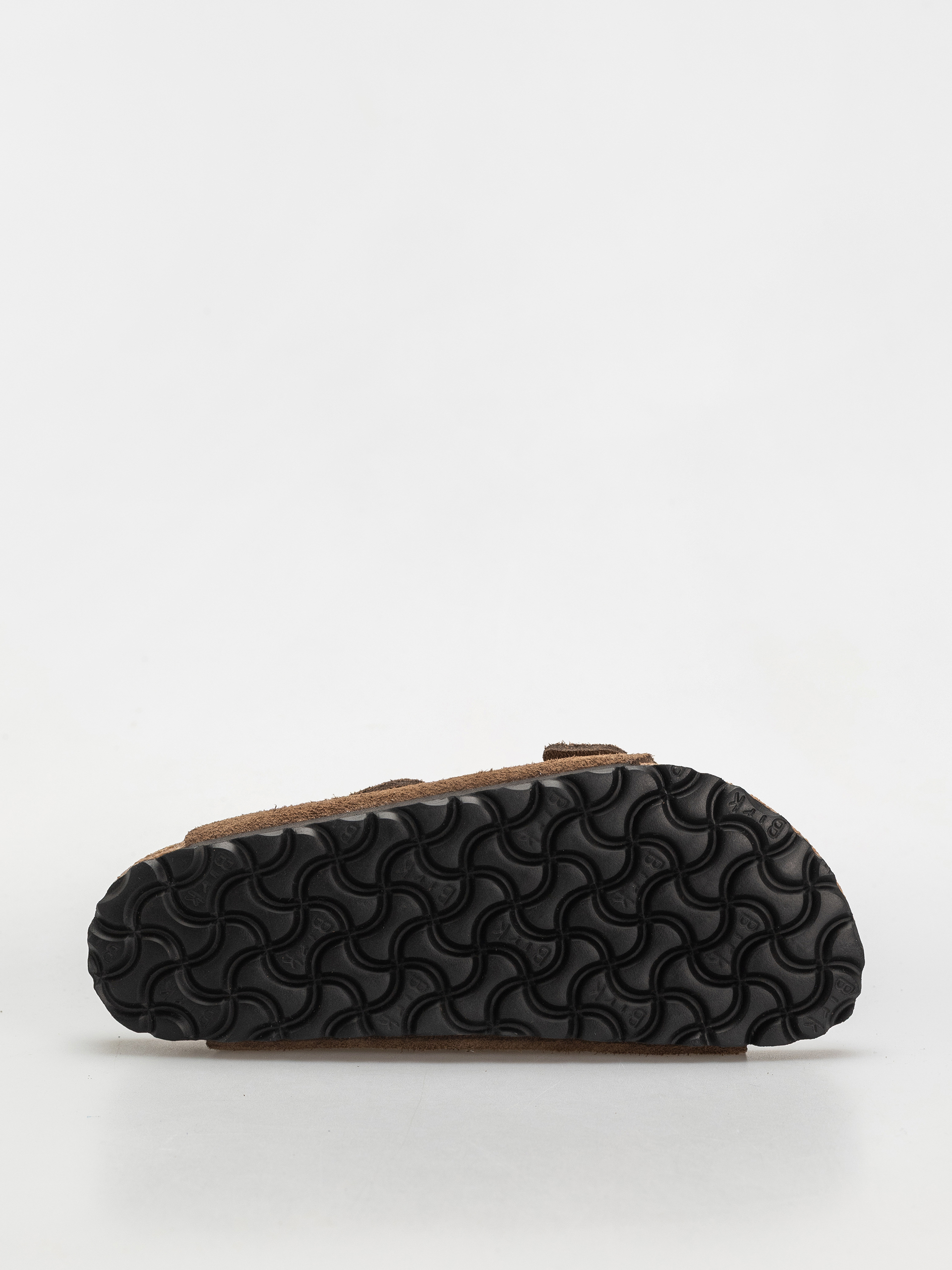 Birkenstock Arizona Suede Leather Narrow Wmn Flip-flop papucsok (dark tea)