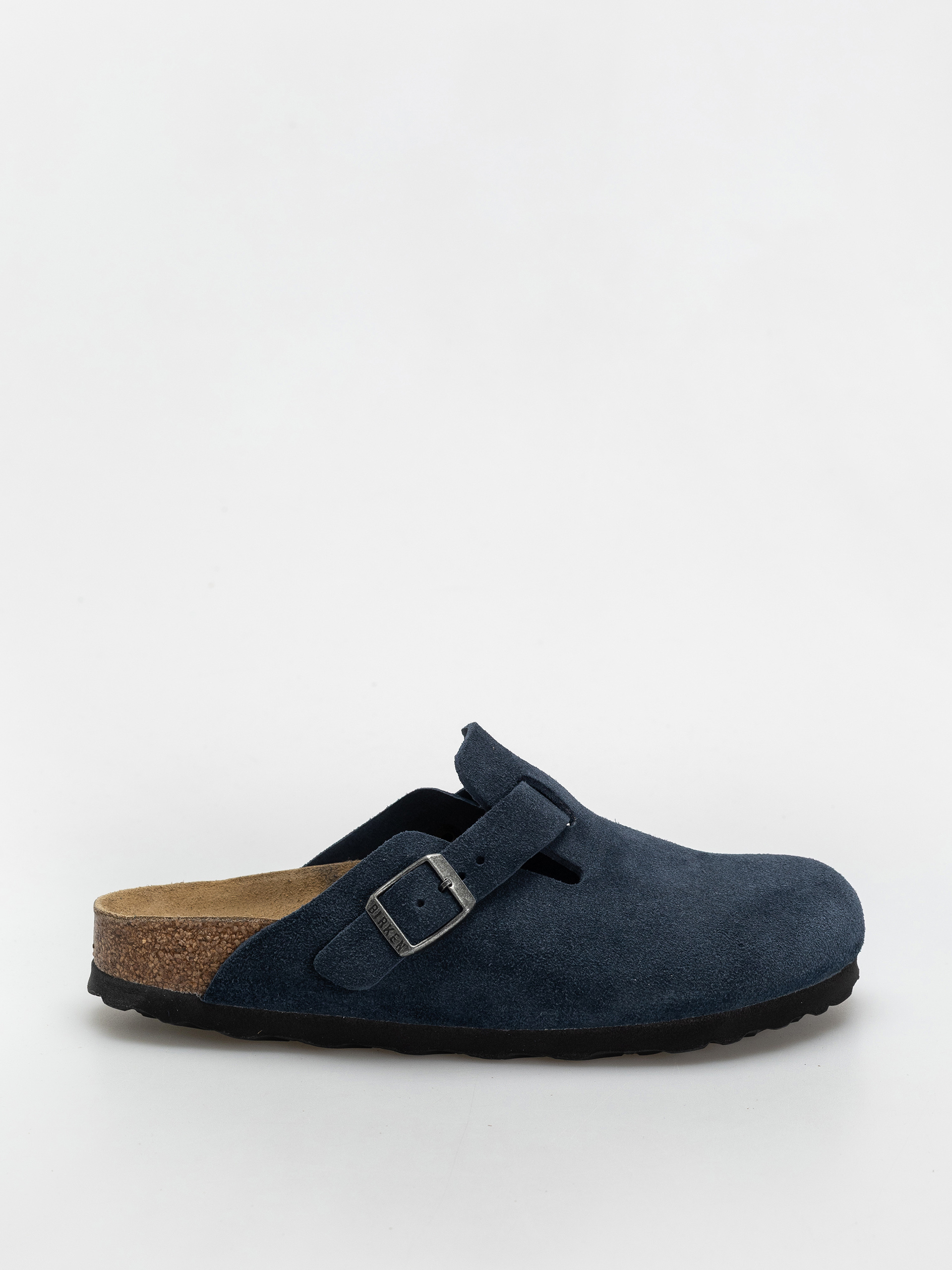 Birkenstock Boston Suede Leather Narrow Wmn Flip-flop papucsok (new navy)