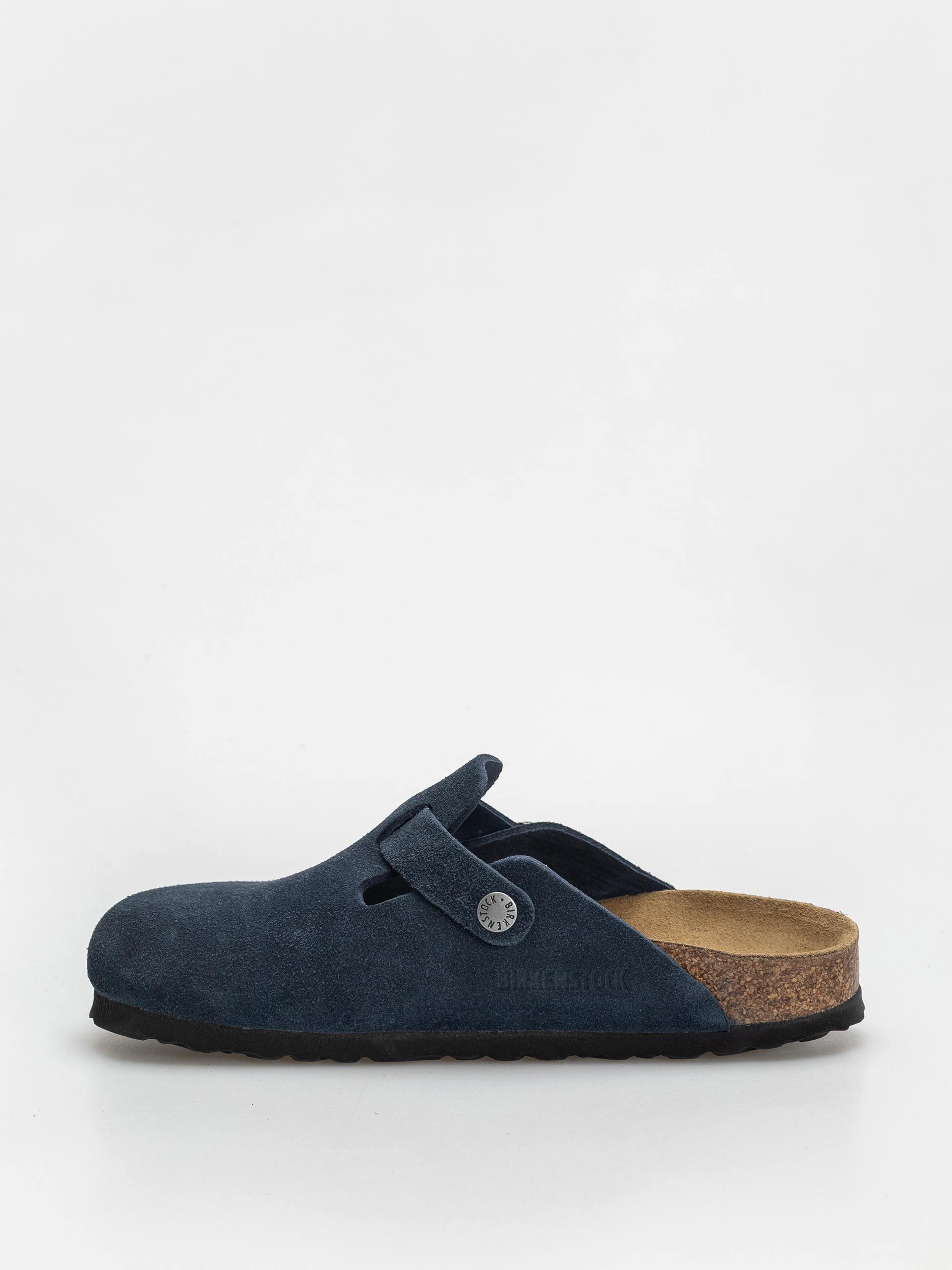 Birkenstock Boston Suede Leather Narrow Wmn Flip-flop papucsok (new navy)