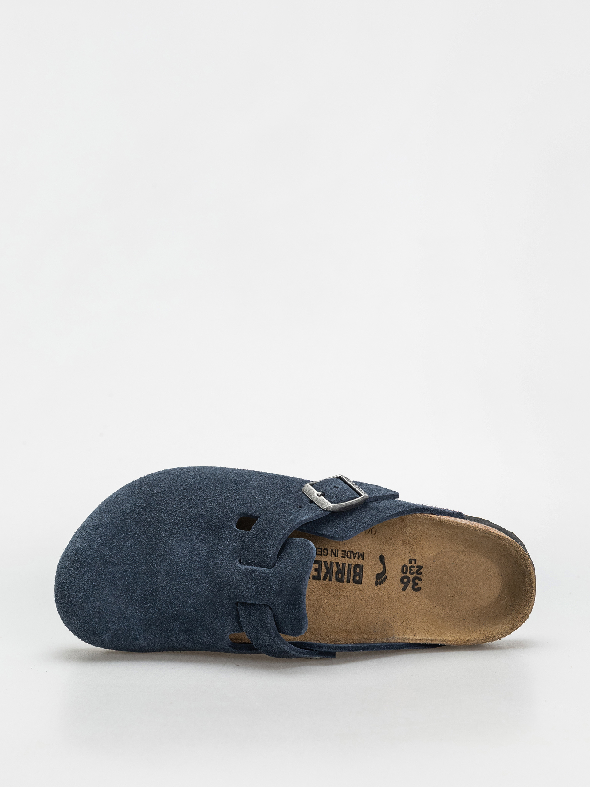 Birkenstock Boston Suede Leather Narrow Wmn Flip-flop papucsok (new navy)