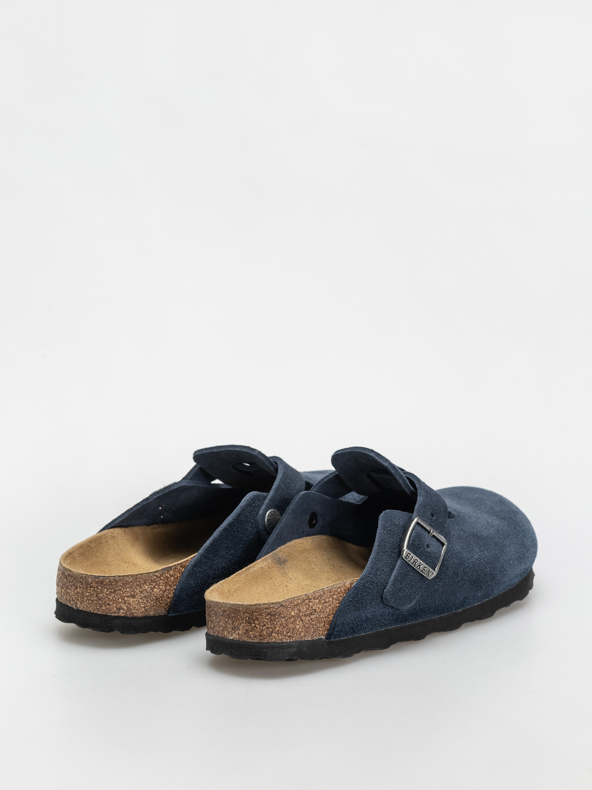 Birkenstock Boston Suede Leather Narrow Wmn Flip-flop papucsok (new navy)