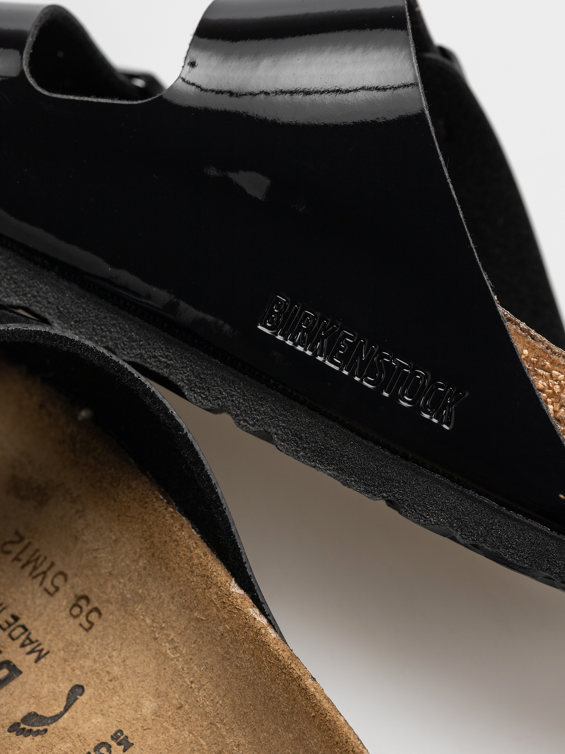 Birkenstock Arizona Narrow Flip-flop papucsok Wmn (patent black)