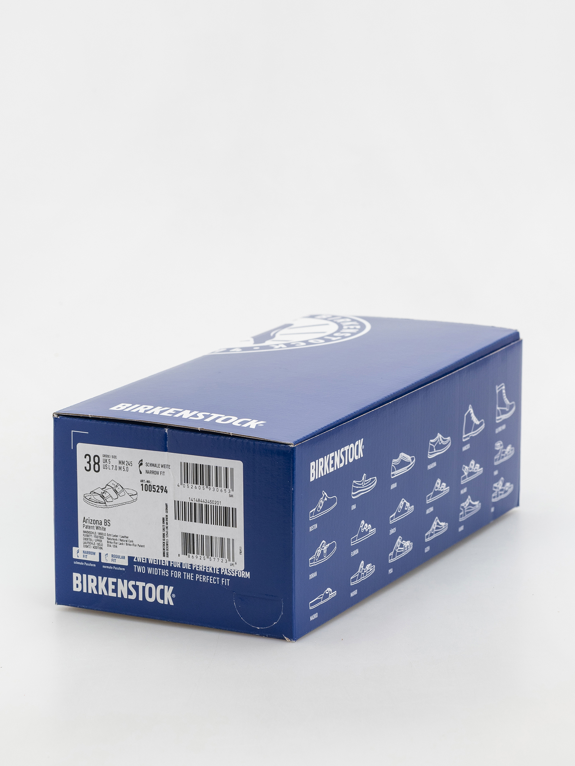 Birkenstock Arizona Narrow Flip-flop papucsok Wmn (patent white)