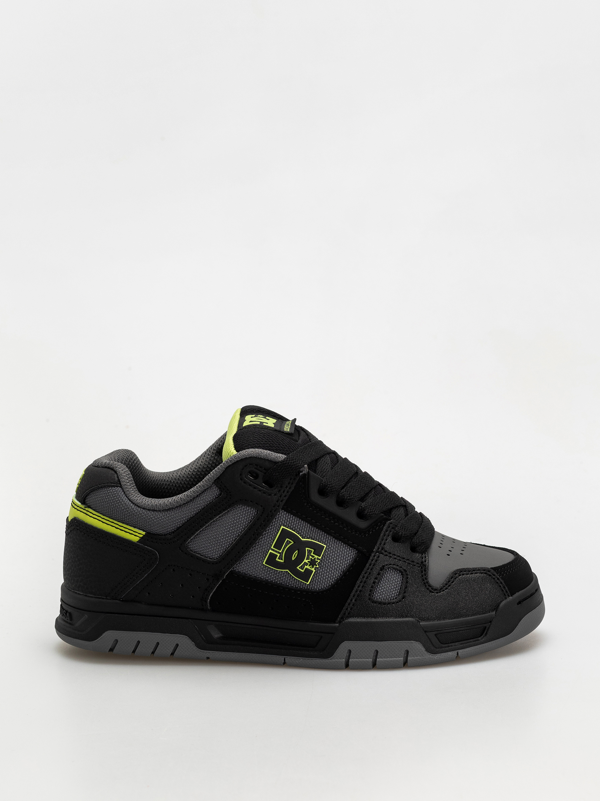 DC Stag Cipők (black/lime)