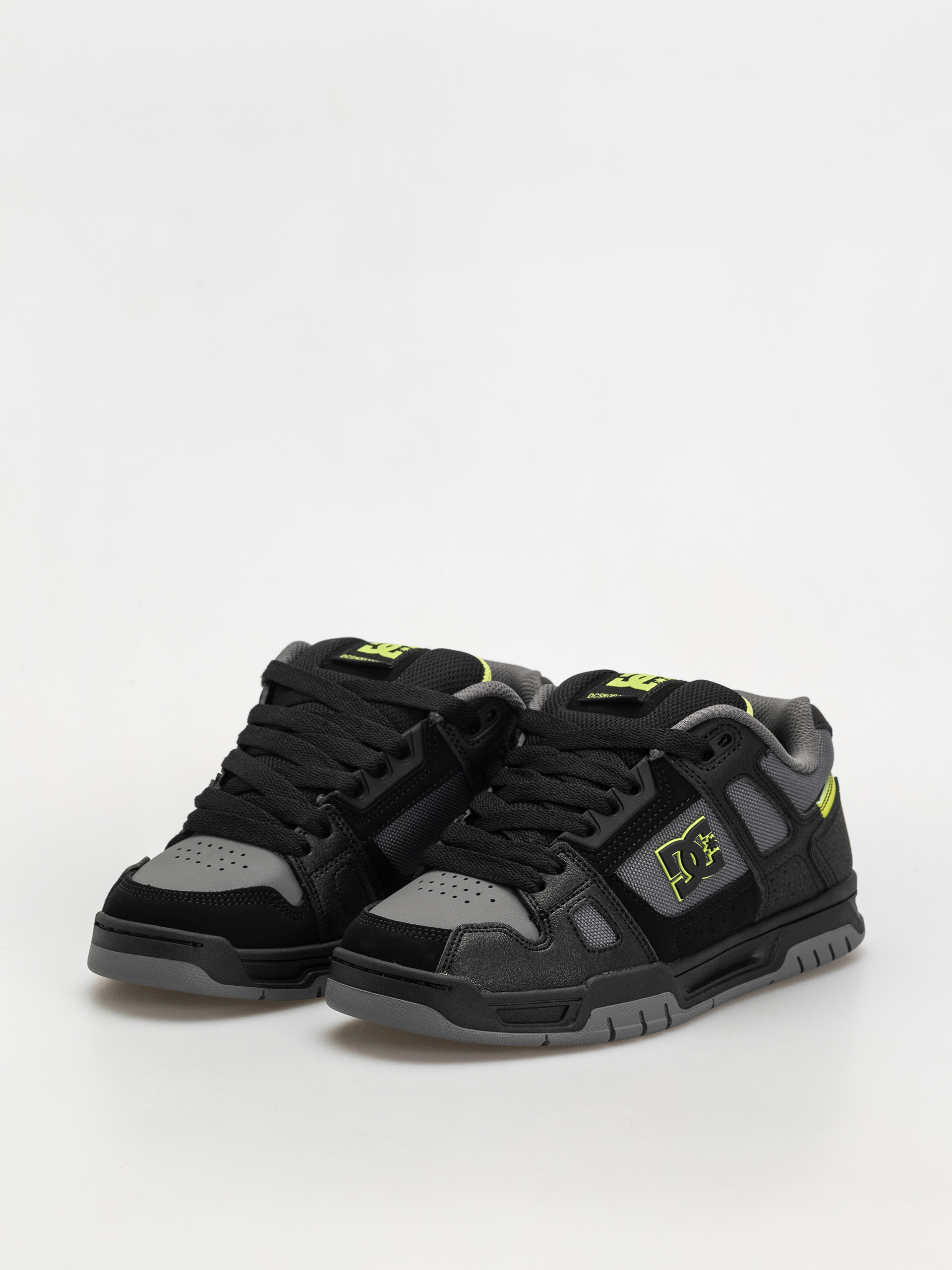 DC Stag Cipők (black/lime)