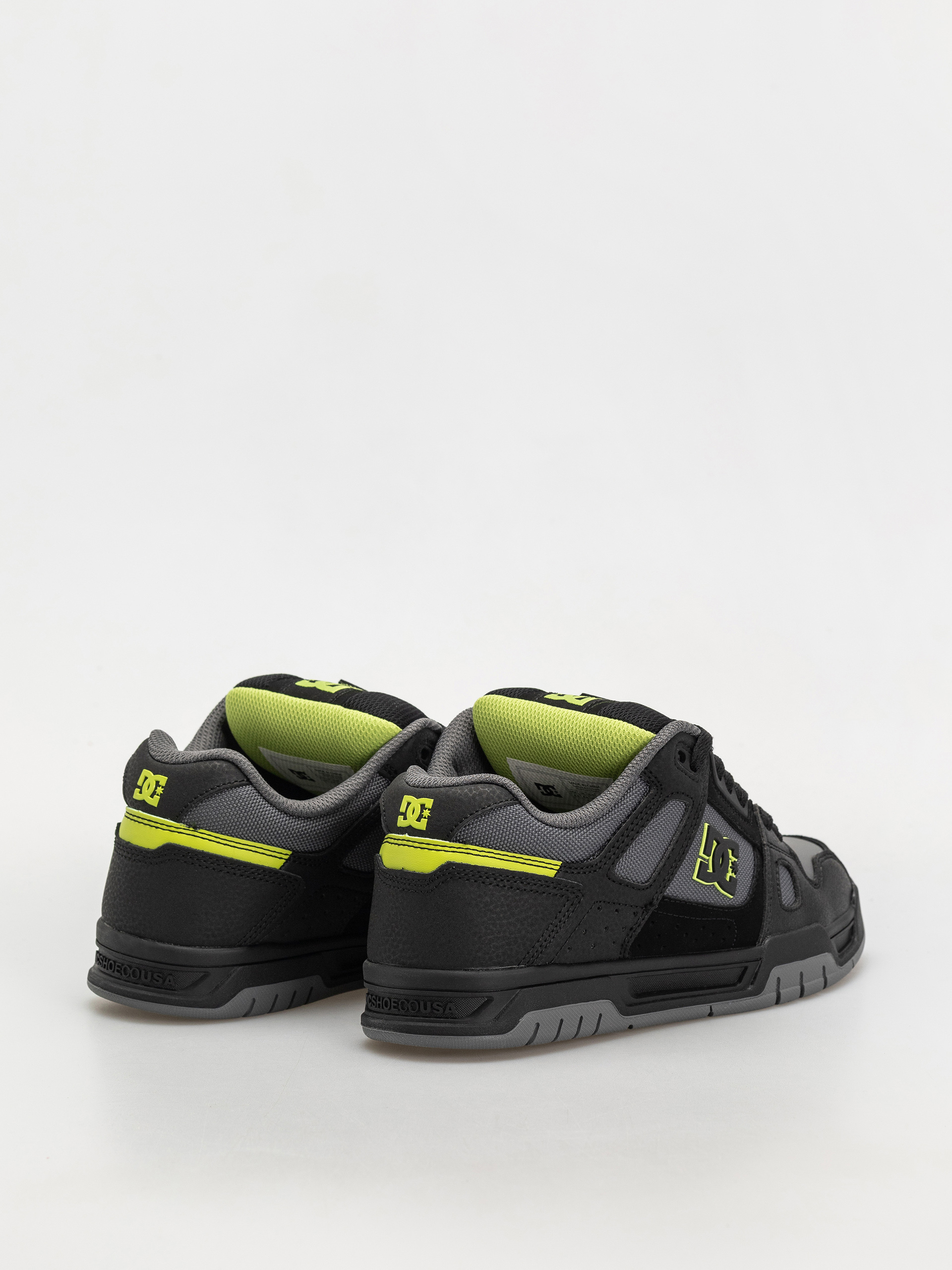 DC Stag Cipők (black/lime)
