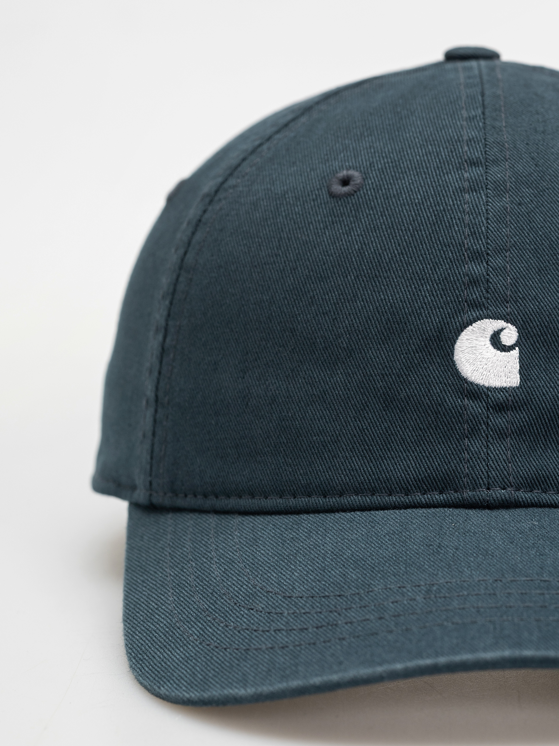Carhartt WIP Madison Logo Baseball sapka (deep lagoon/white)