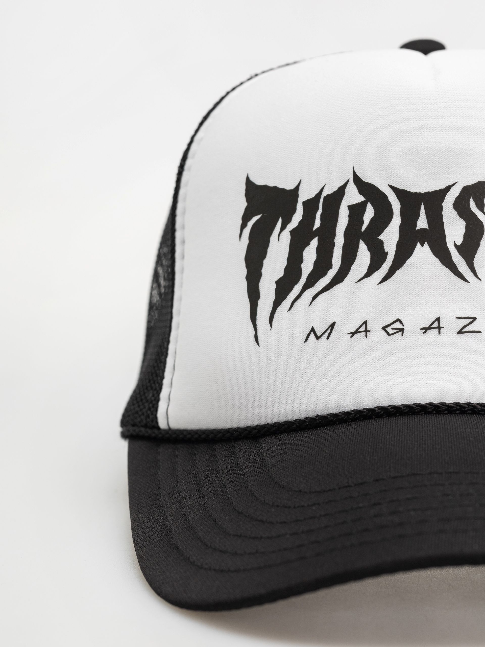 Thrasher Metal Trucker Baseball sapka (black/white/black)