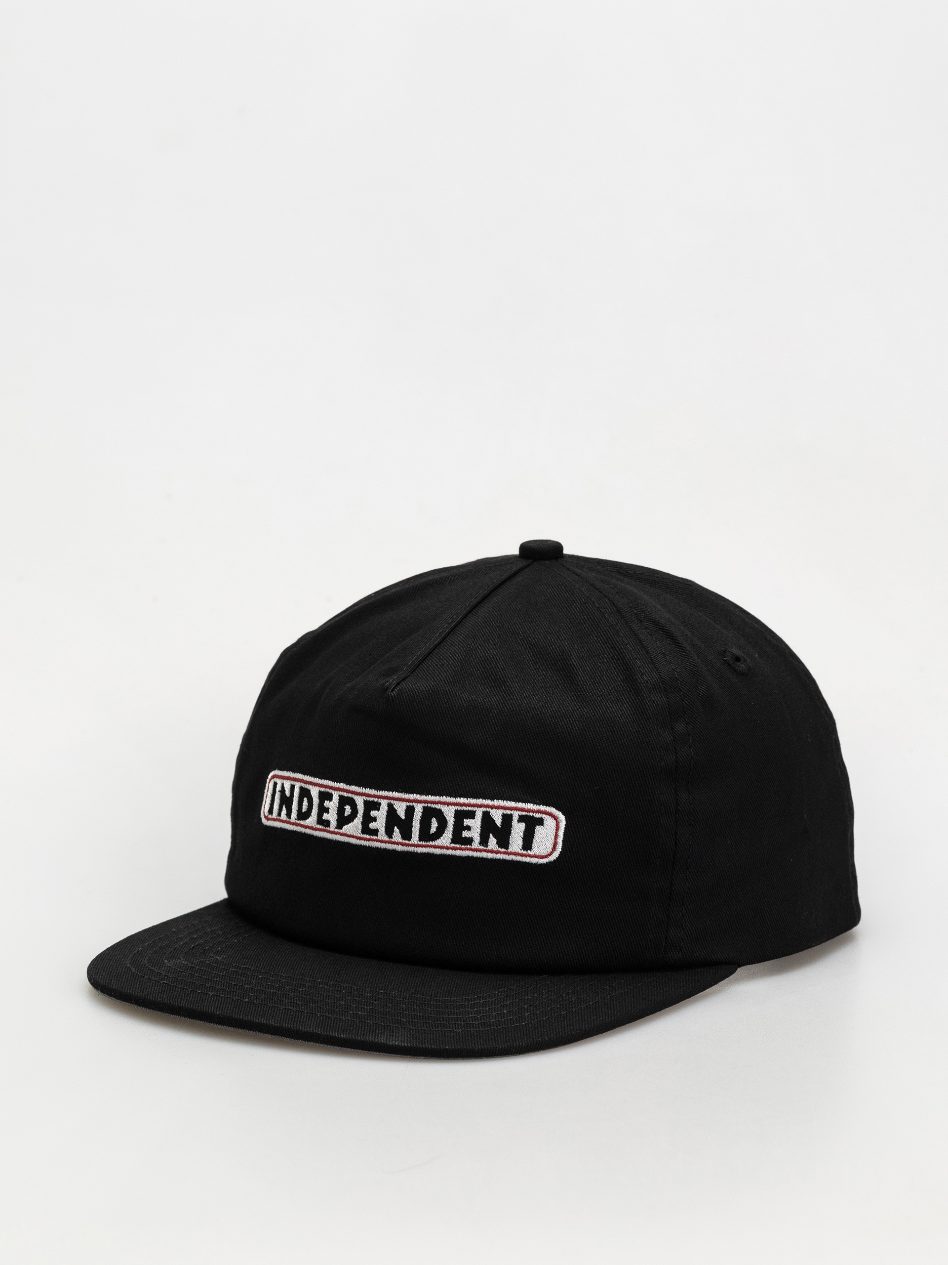 Independent Bar Logo Snapback Unstructured Baseball sapka (black)