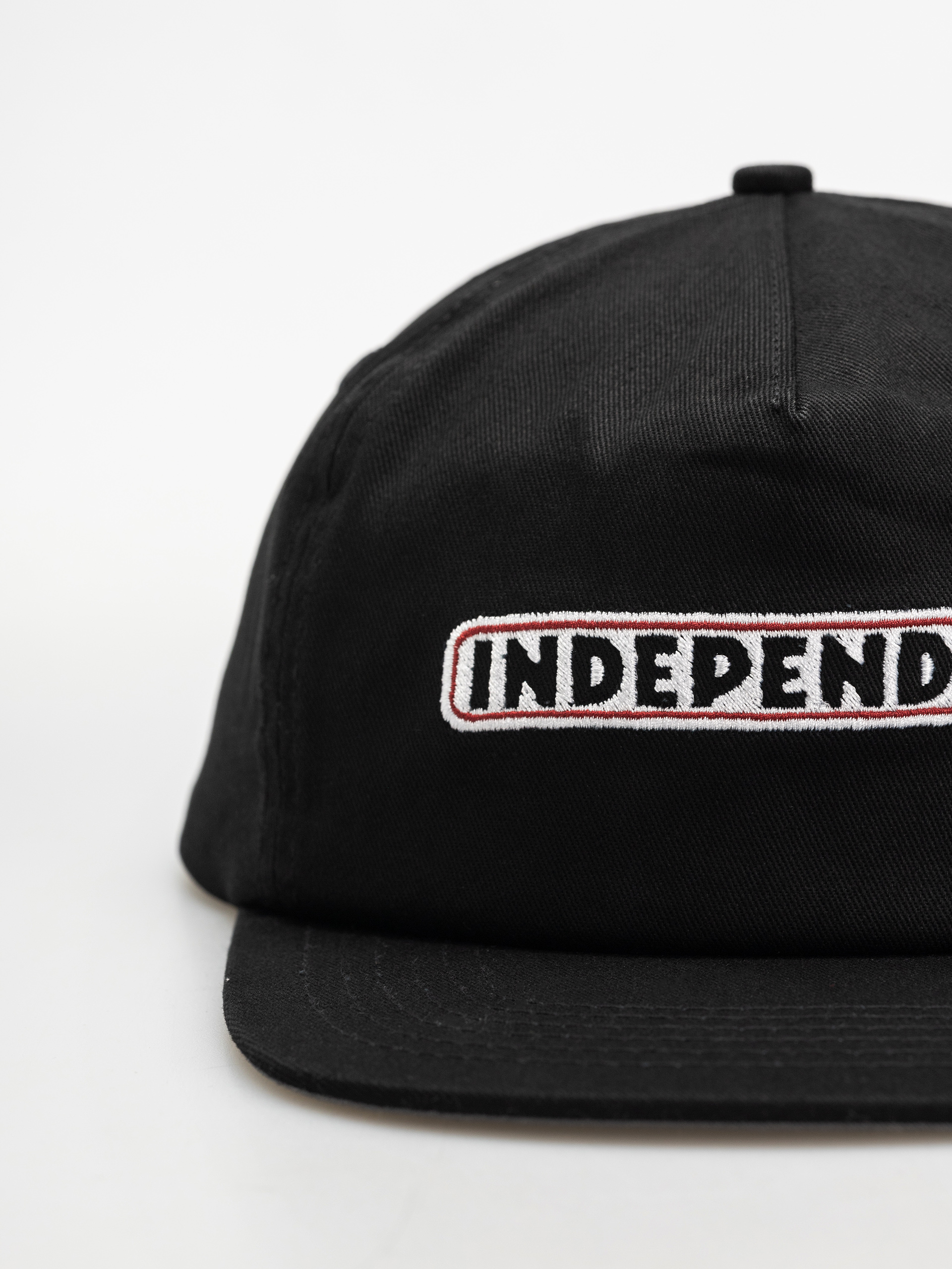 Independent Bar Logo Snapback Unstructured Baseball sapka (black)