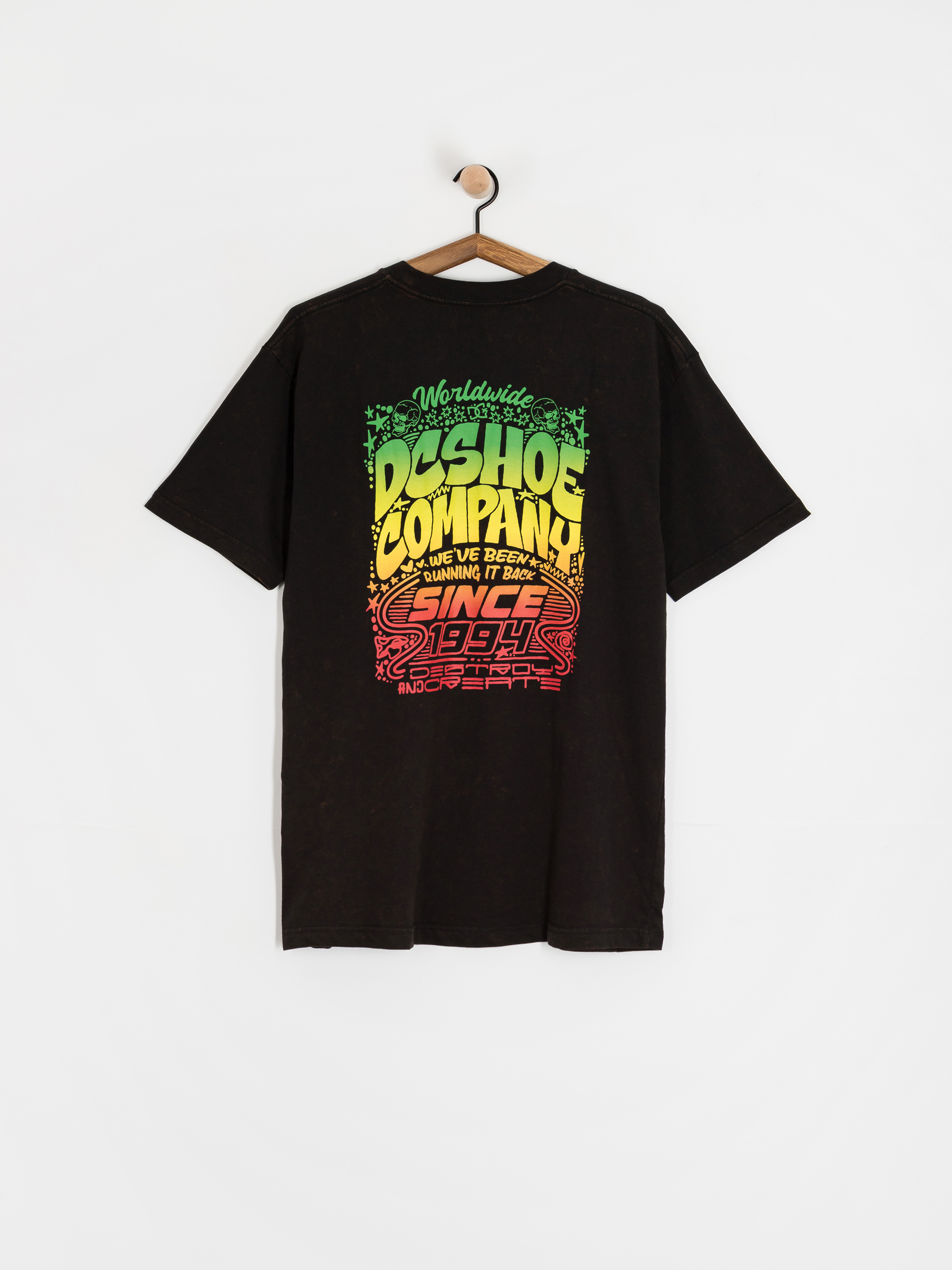 DC Hot Box Póló (black rain wash)