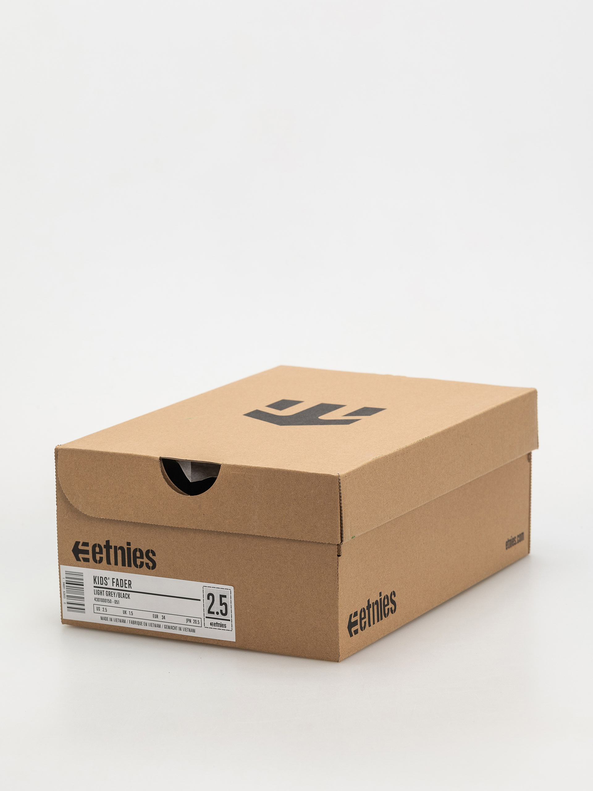 Etnies Kids Fader JR Cipők (light grey/black)