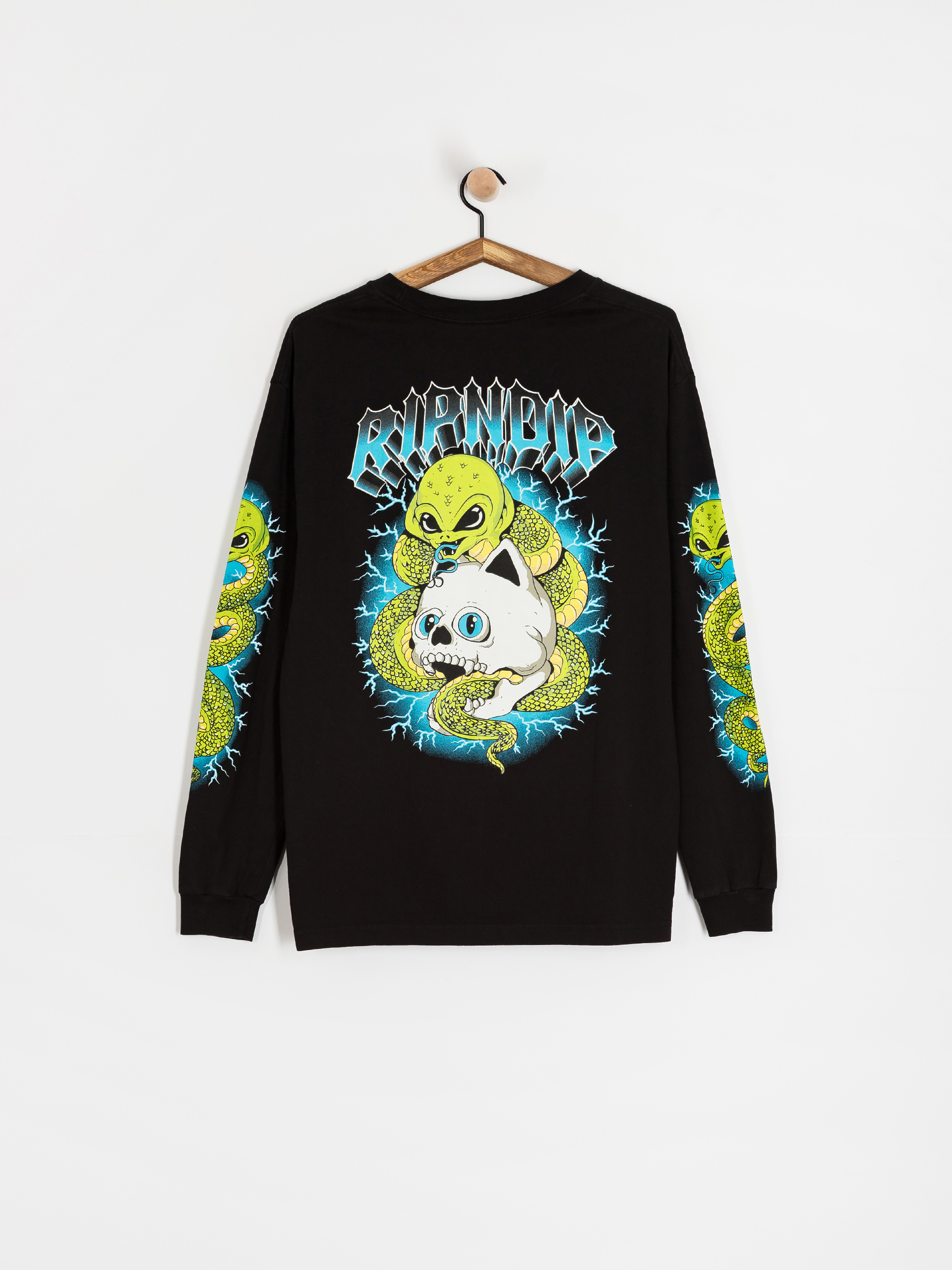 RipNDip Skull And Bones Hosszú ujjú felső (black)