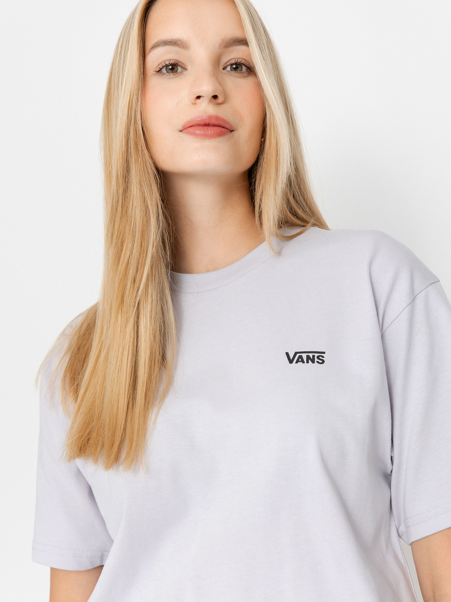 Vans Left Chest Logo Em Wmn Póló (evening haze)
